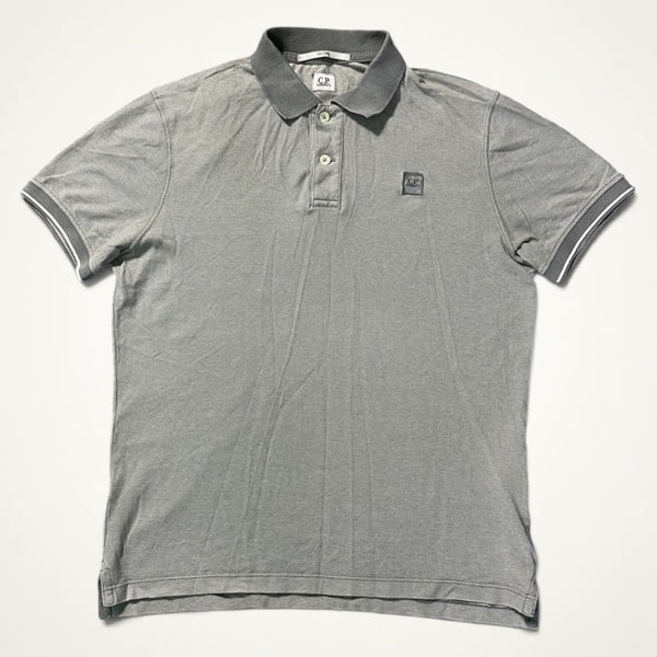 C.P. Company Tipped Polo (Grey)
