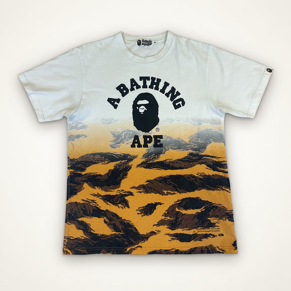 A Bathing Ape “A BATHING APE” Landscape Tee (White)