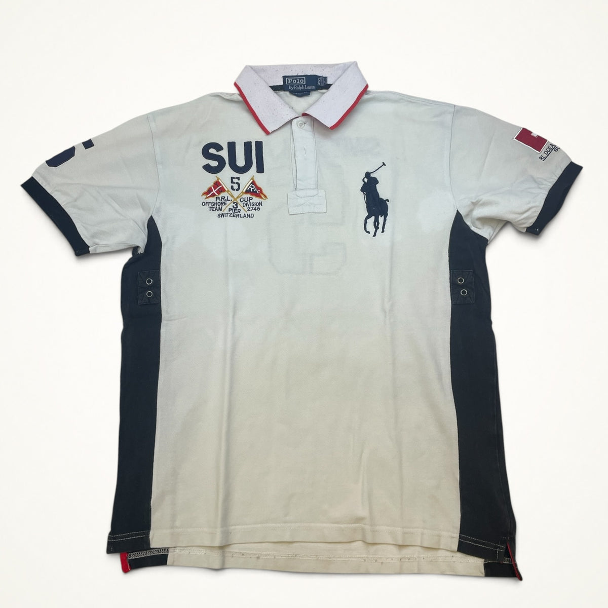 Ralph Lauren SUI Switzerland Big Pony Polo #5 (White)