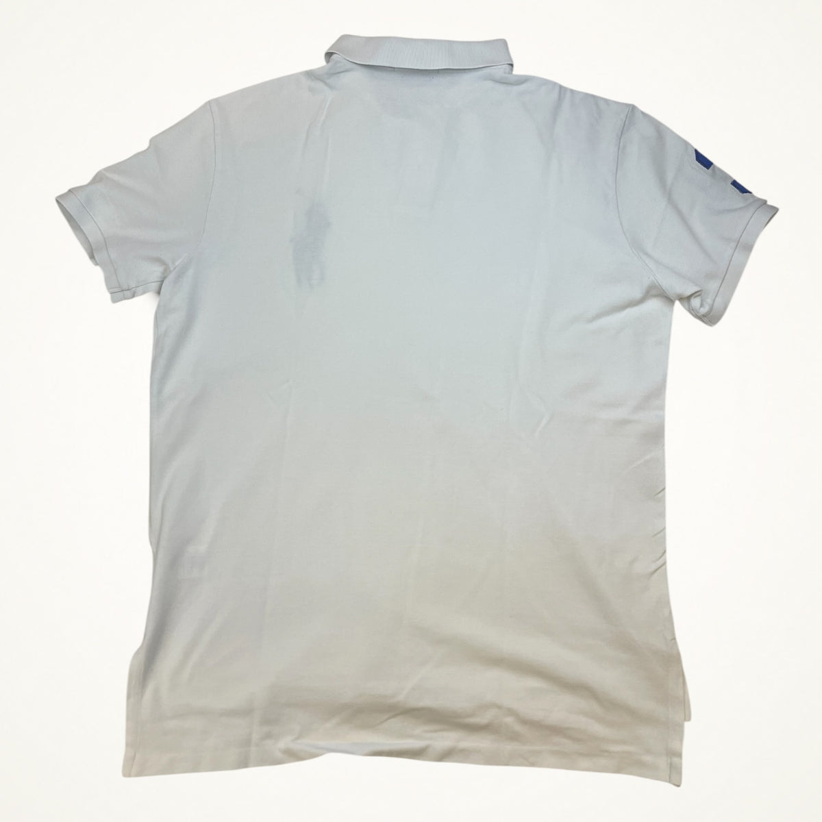 Ralph Lauren Big Pony Polo #3 (White/Royal Blue)