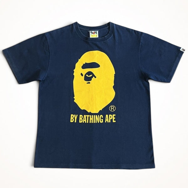 BAPE Big Ape Head Tee (Navy/Yellow)