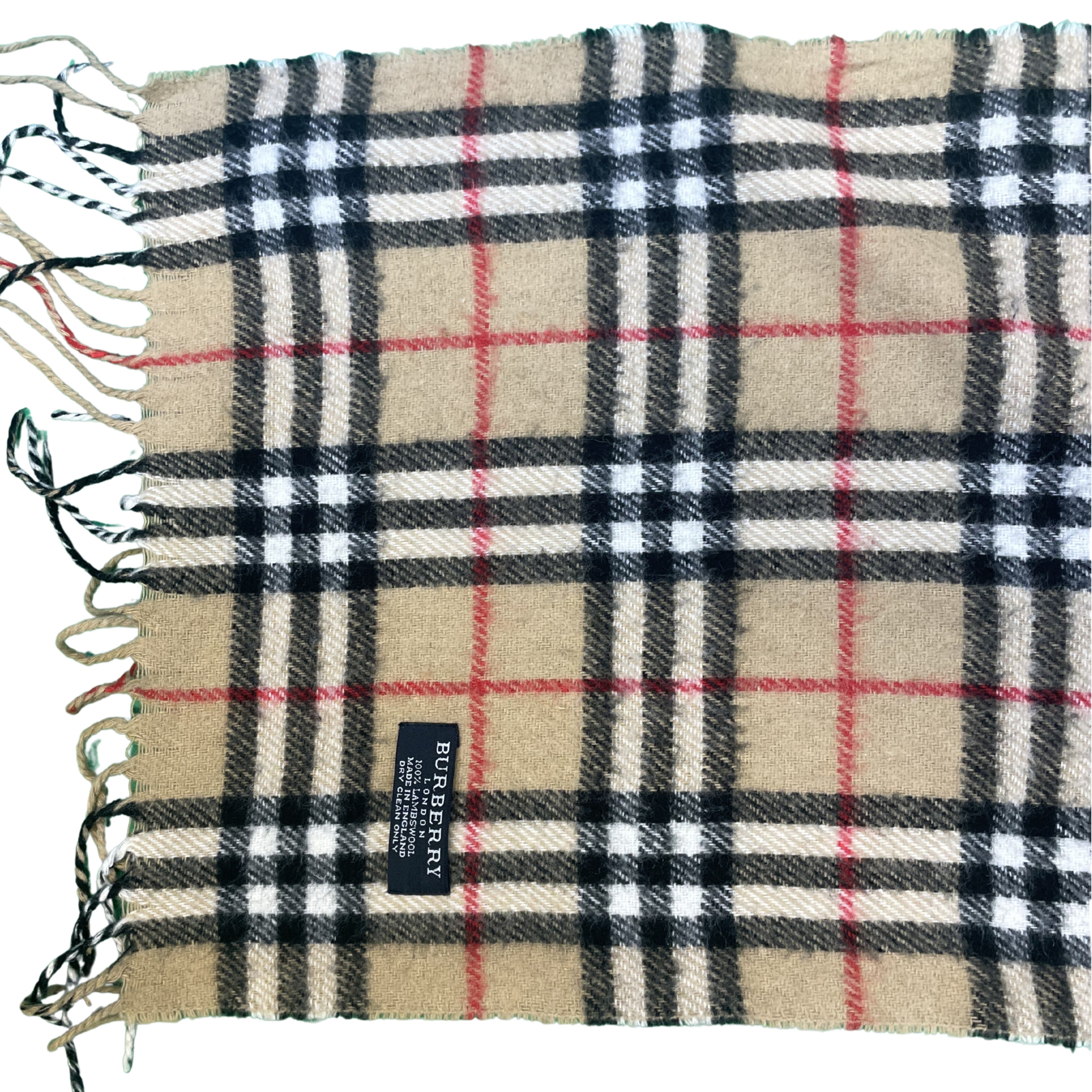 Vintage Burberry Lambswool scarf