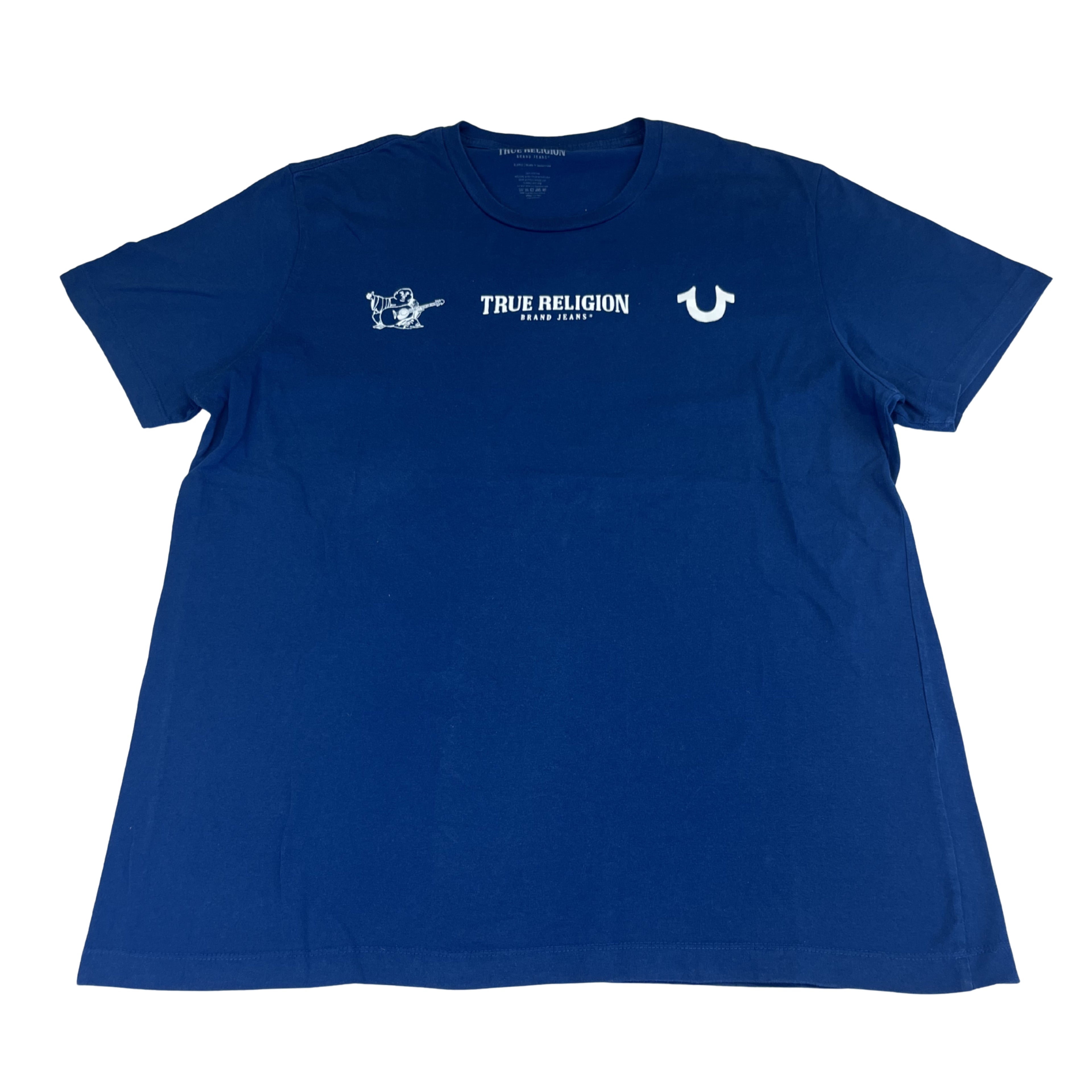 True Religion modré tričko (logo)