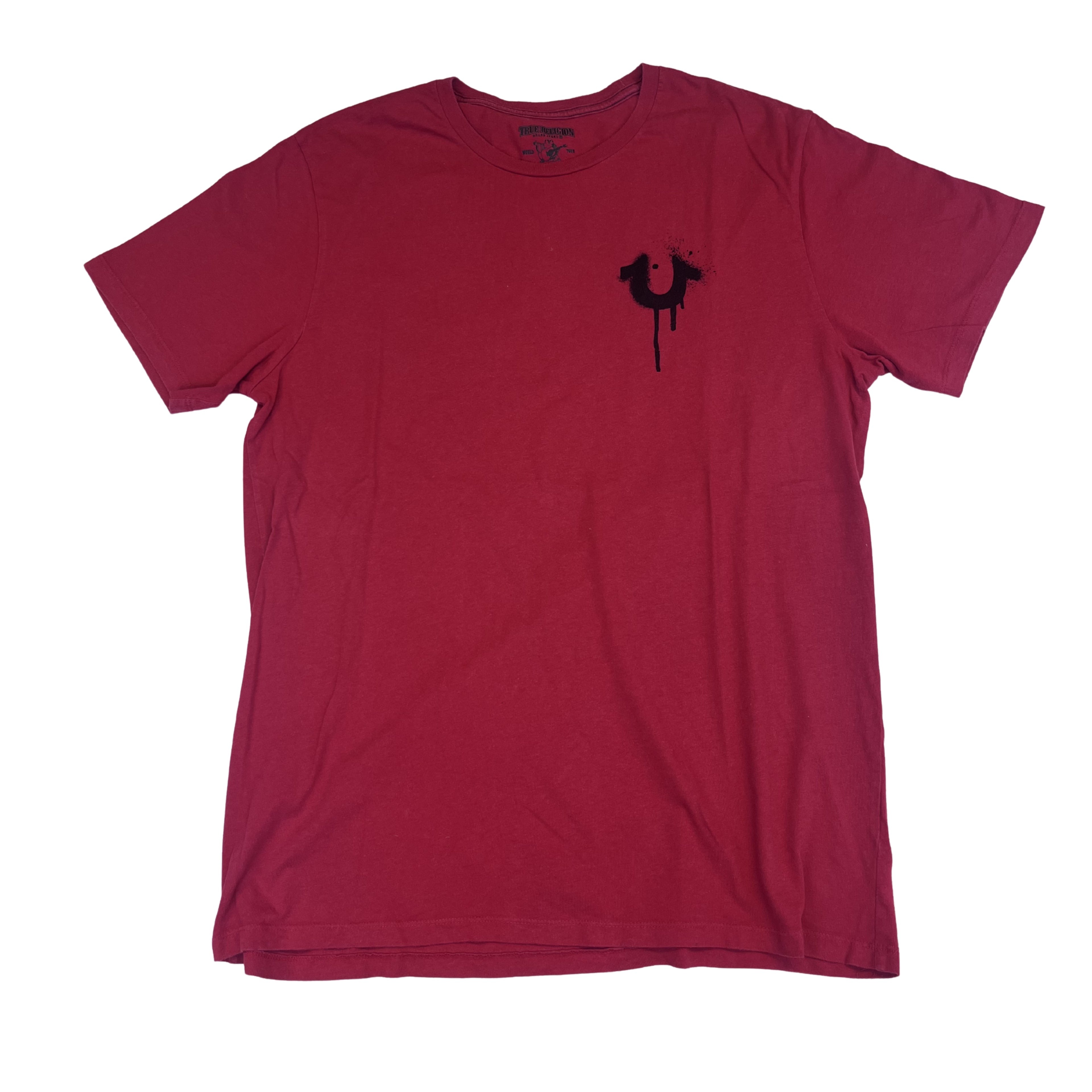 True Religion “World Tour” tričko (red)