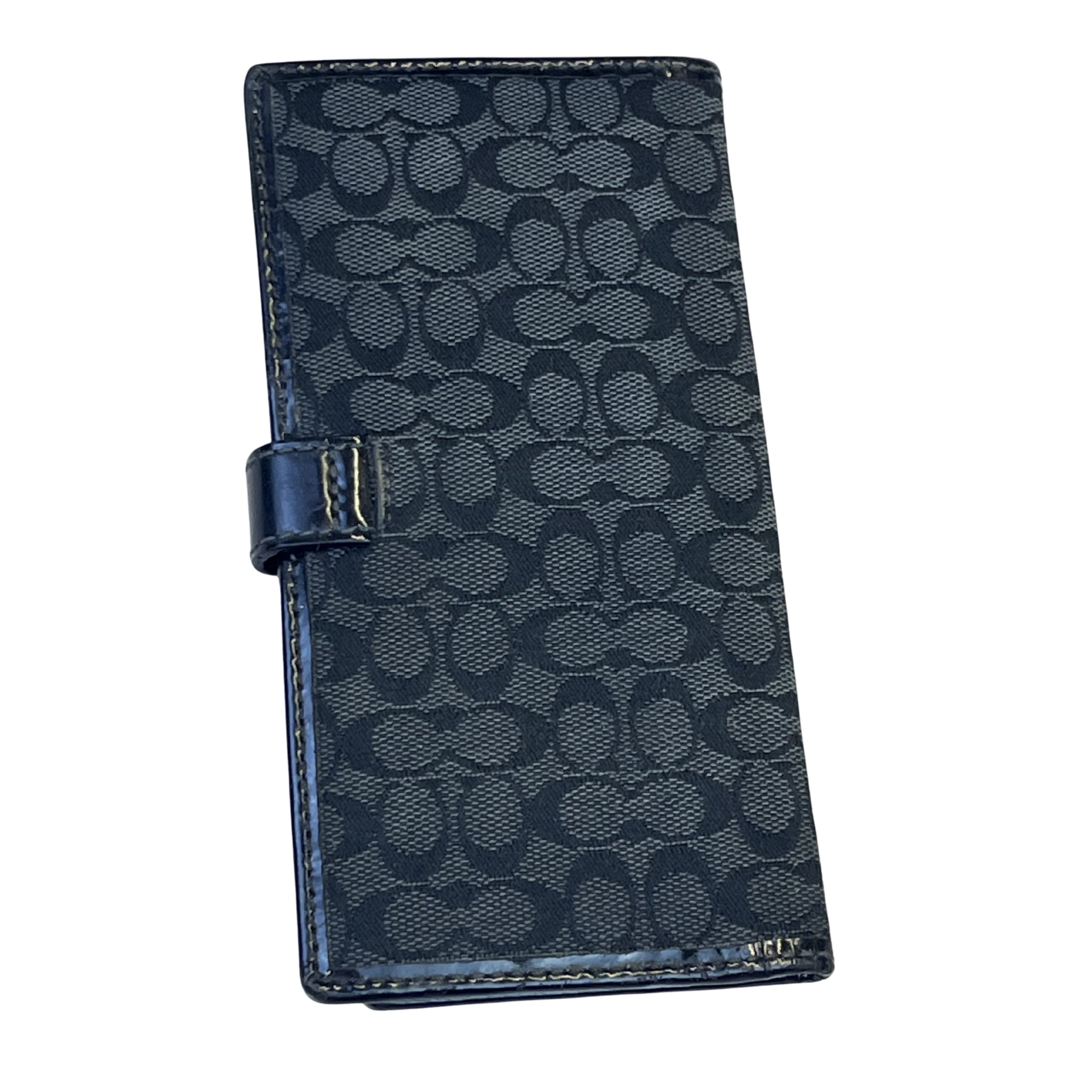 Coach Signature Long Wallet (Black)