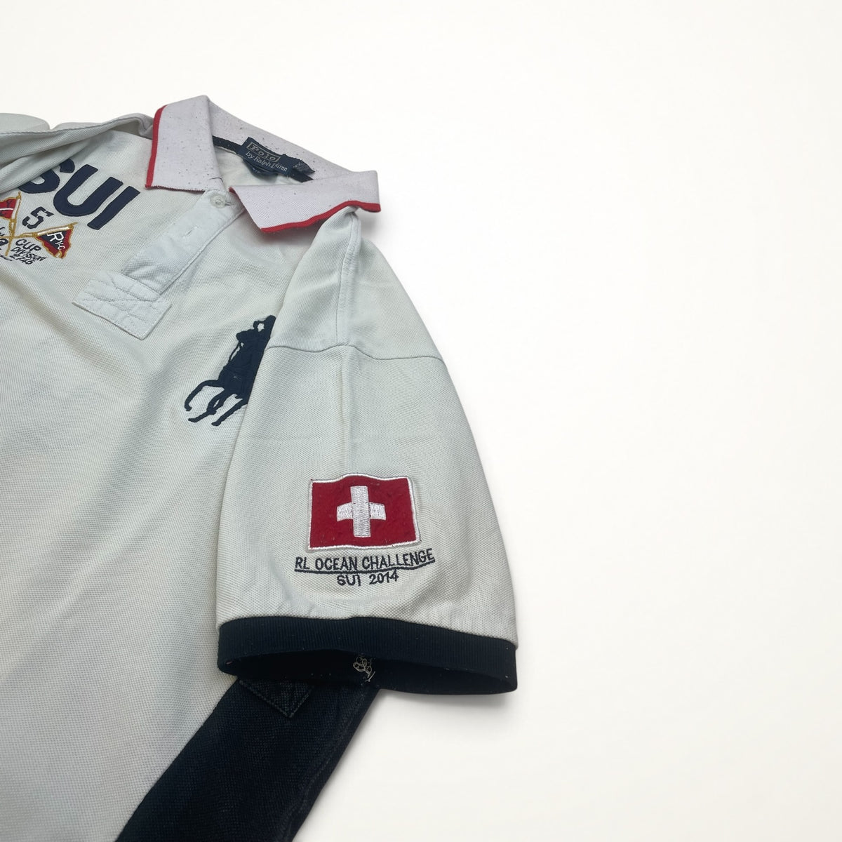 Ralph Lauren SUI Switzerland Big Pony Polo #5 (White)