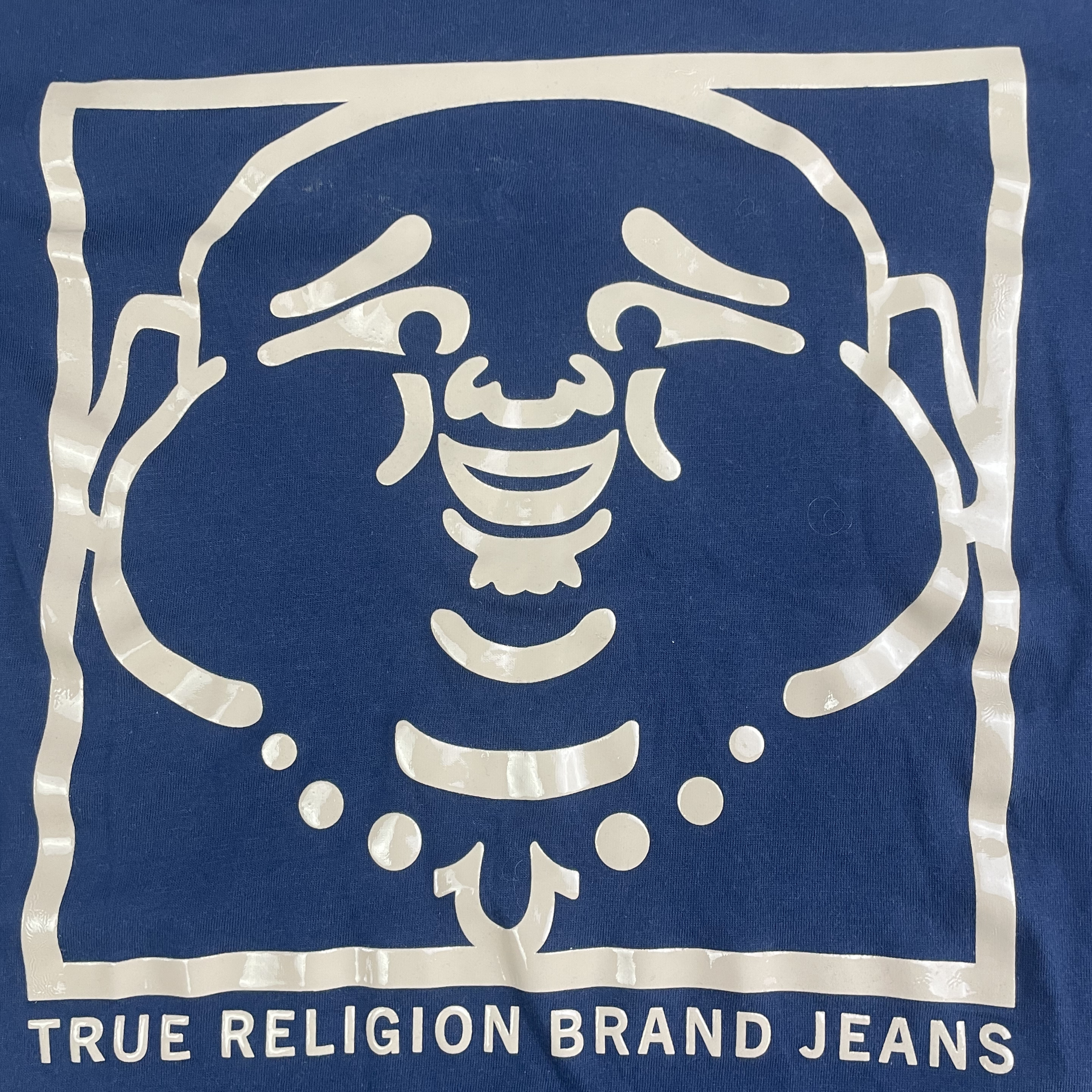 True Religion Buddha Logo Tee (Navy)