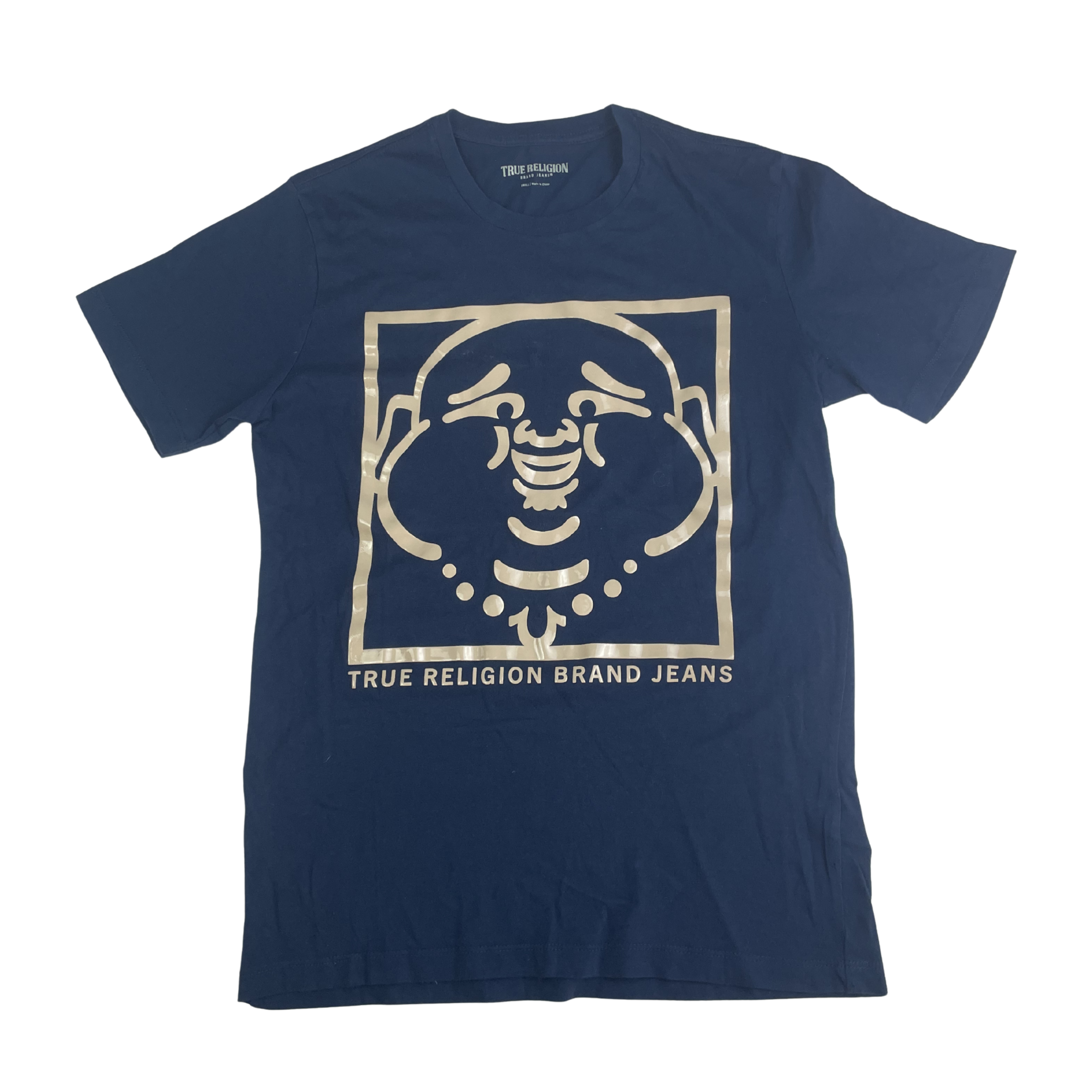 True Religion Buddha Logo Tee (Navy)