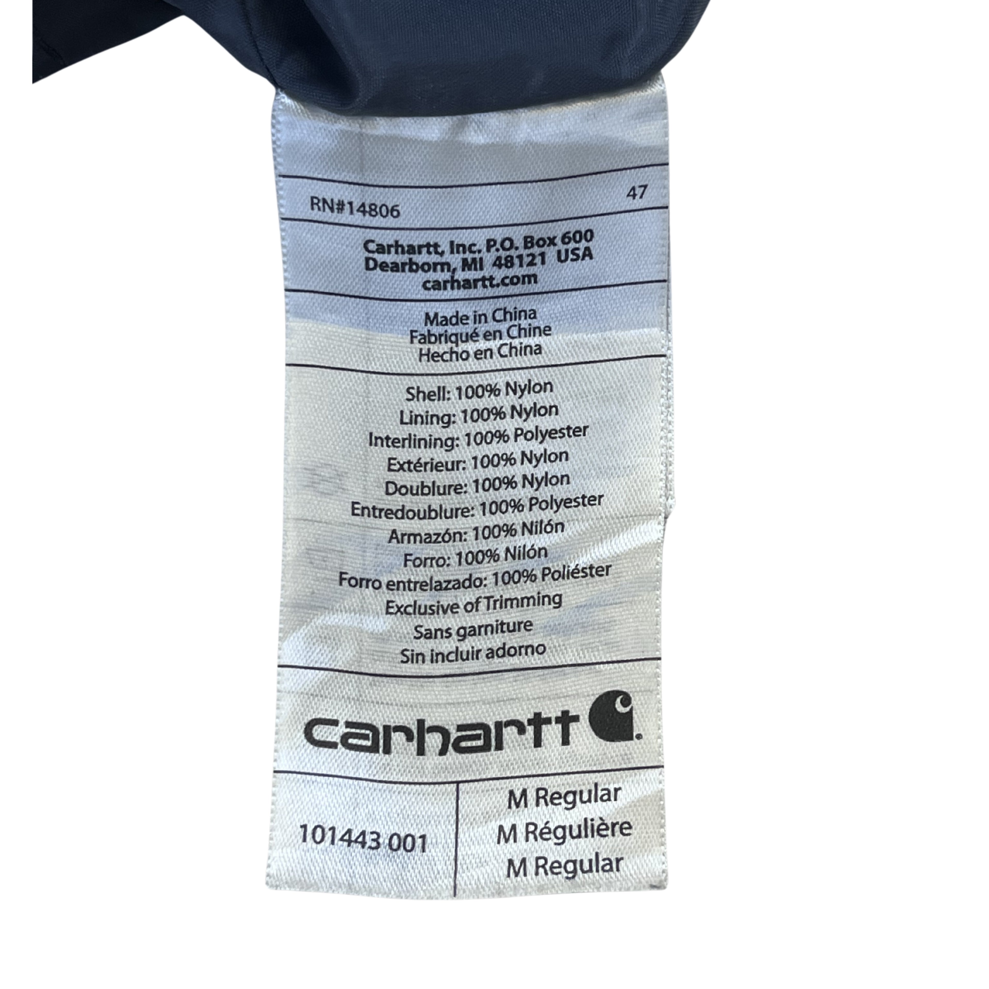 Carhartt prošívaná bunda (zip-up)