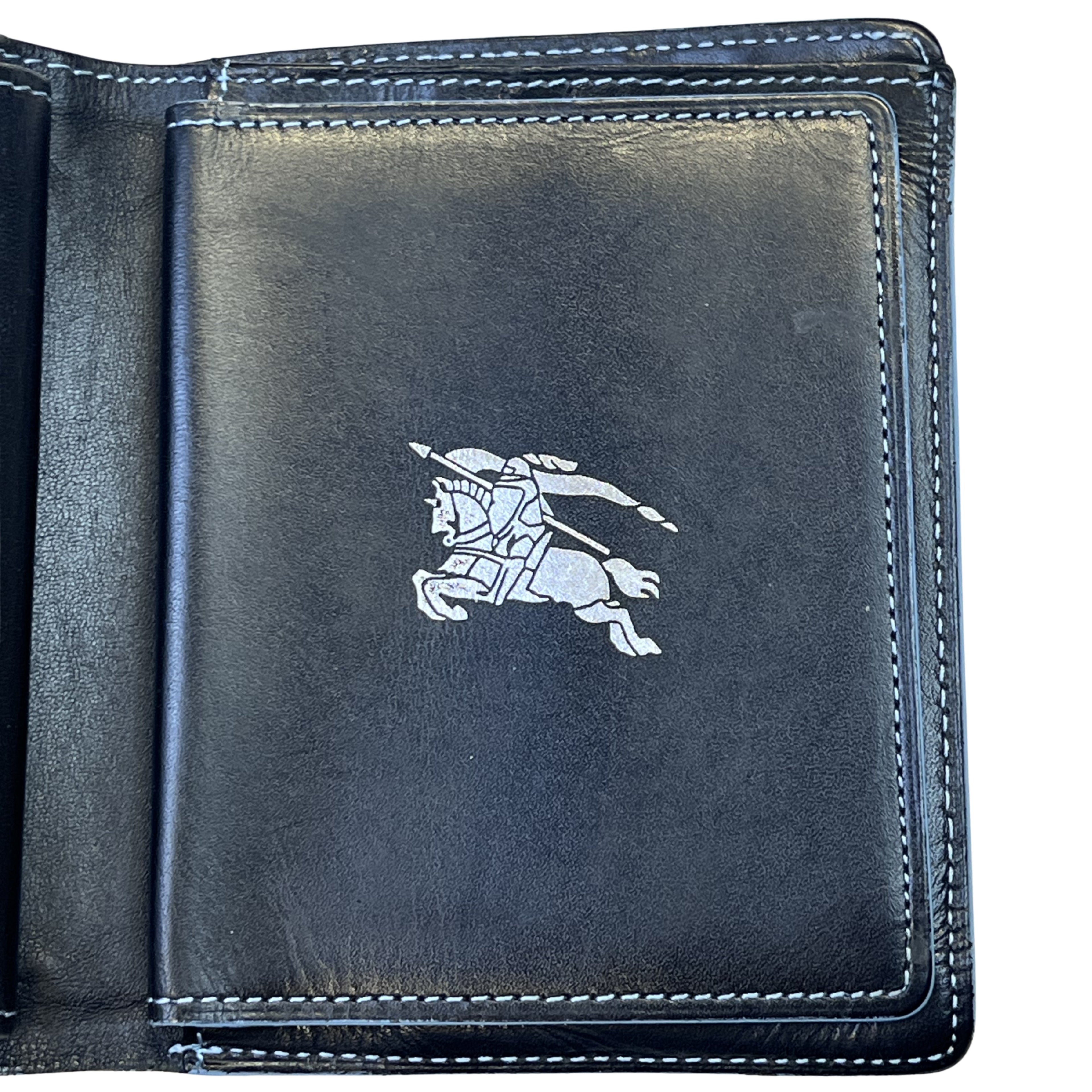 Burberry Black Label – kožená peněženka (černá)