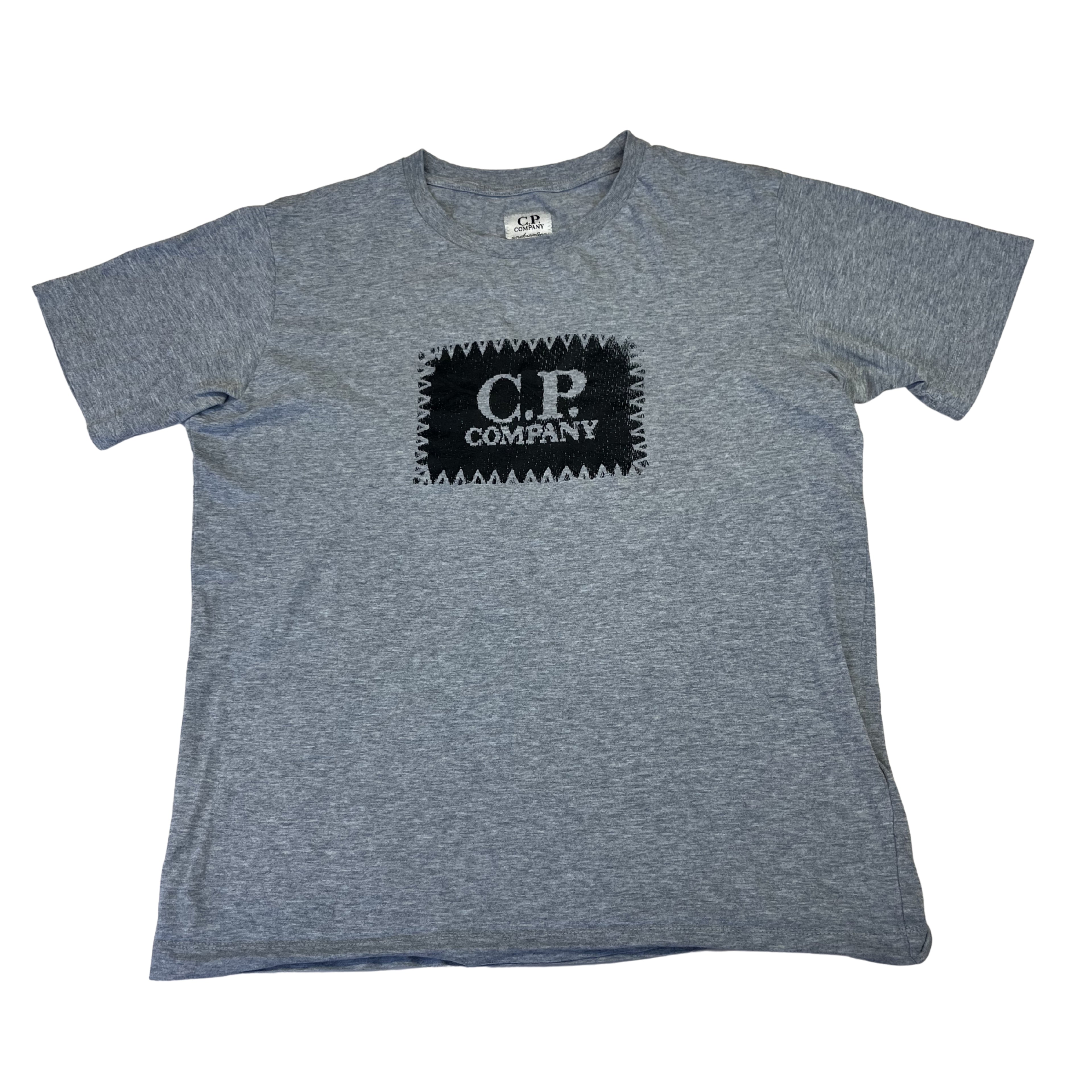 C.P. Company Logo Patch Tee (Grey Melange)