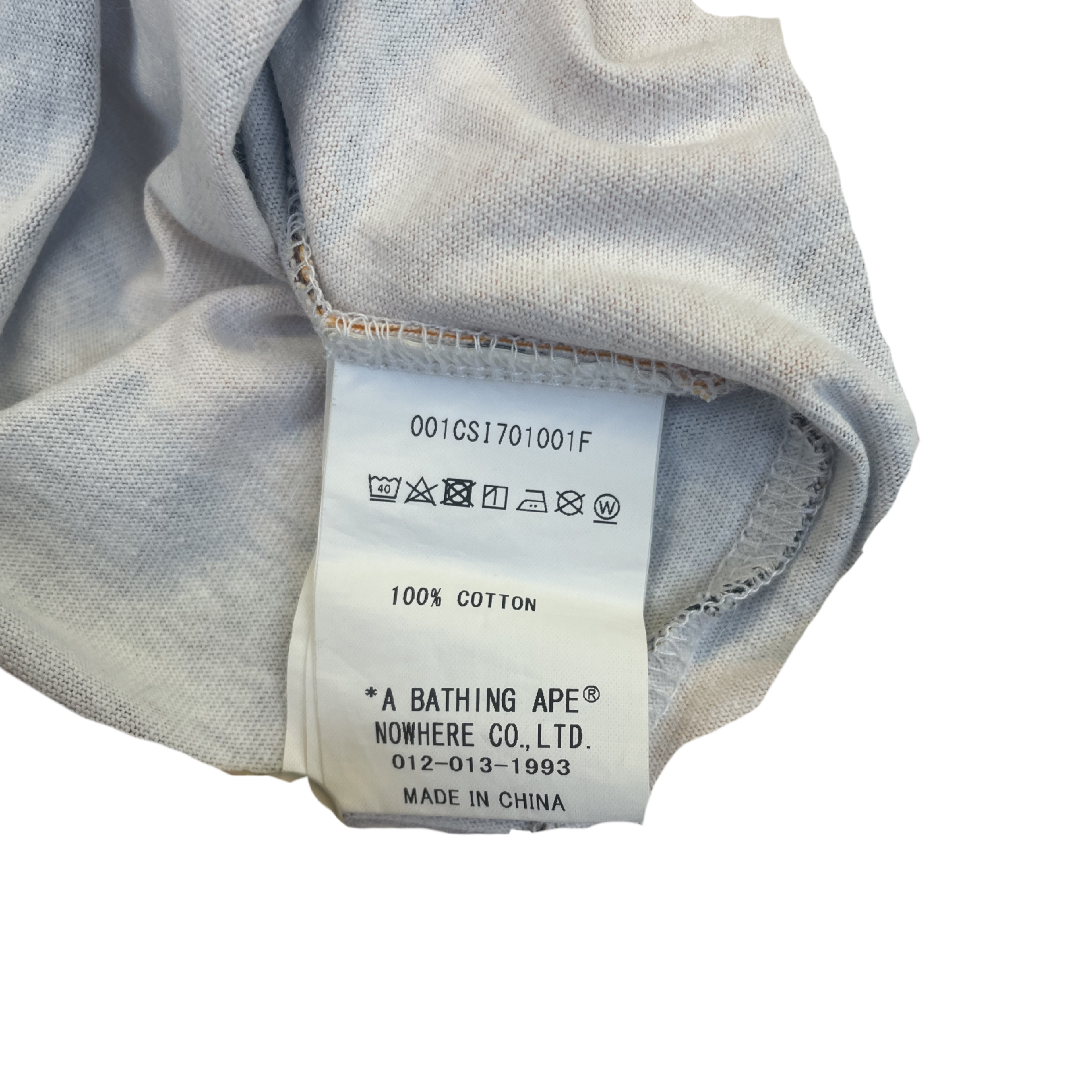 A Bathing Ape “A BATHING APE” Landscape Tee (White)