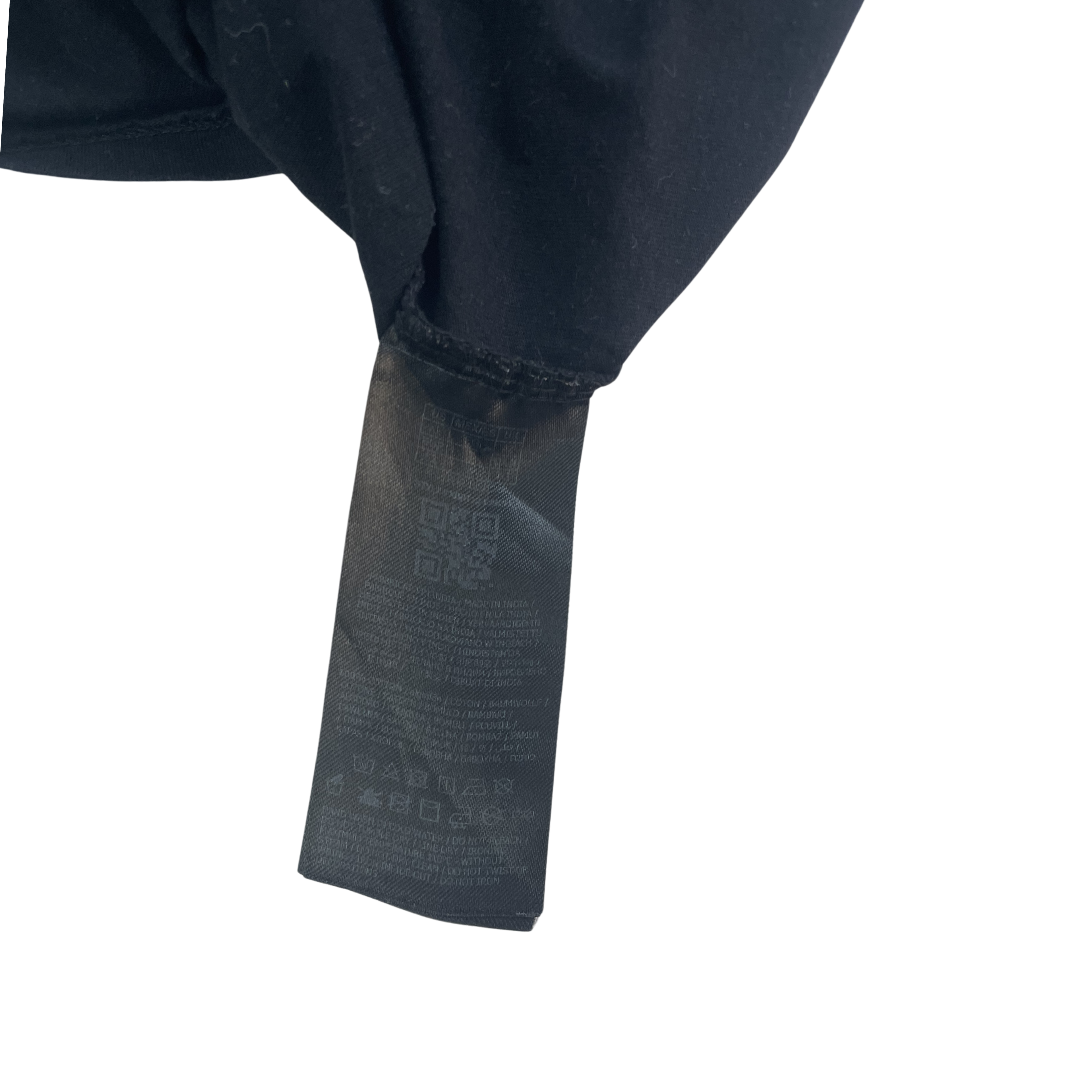 Guess Embossed Triangle Logo Tee (Black)