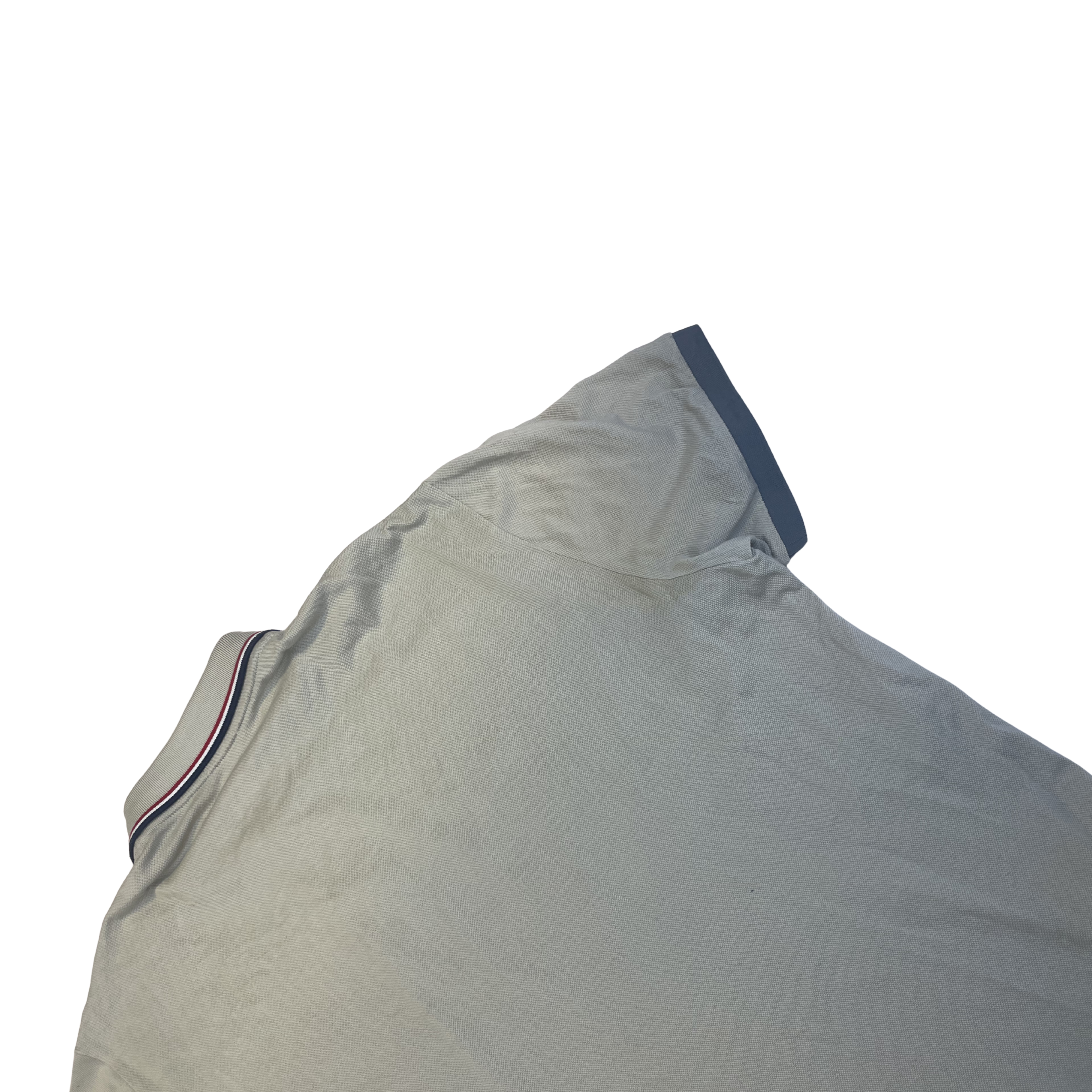 Moncler Tricolor Collar Polo (Grey)