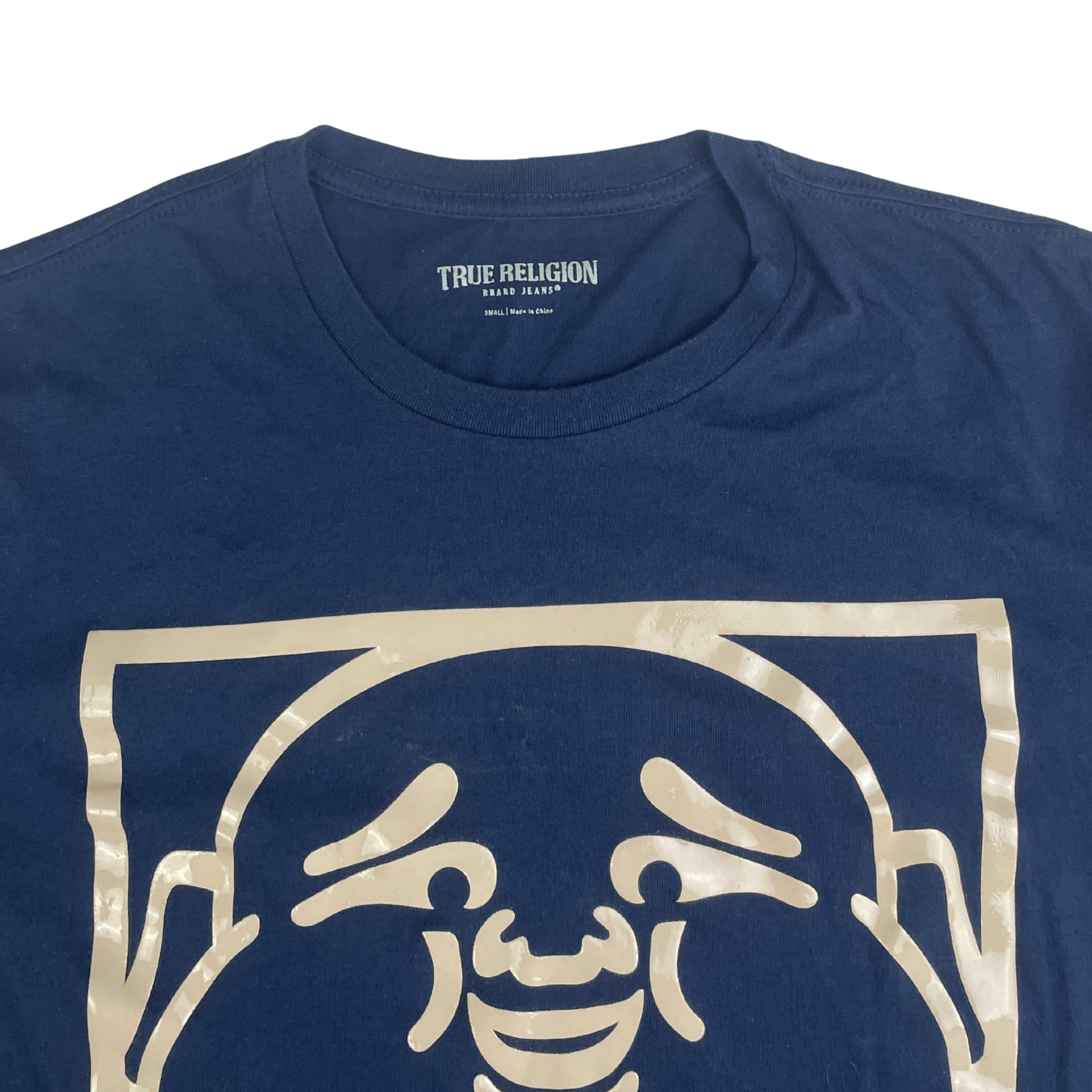 True Religion Buddha Logo Tee (Navy)