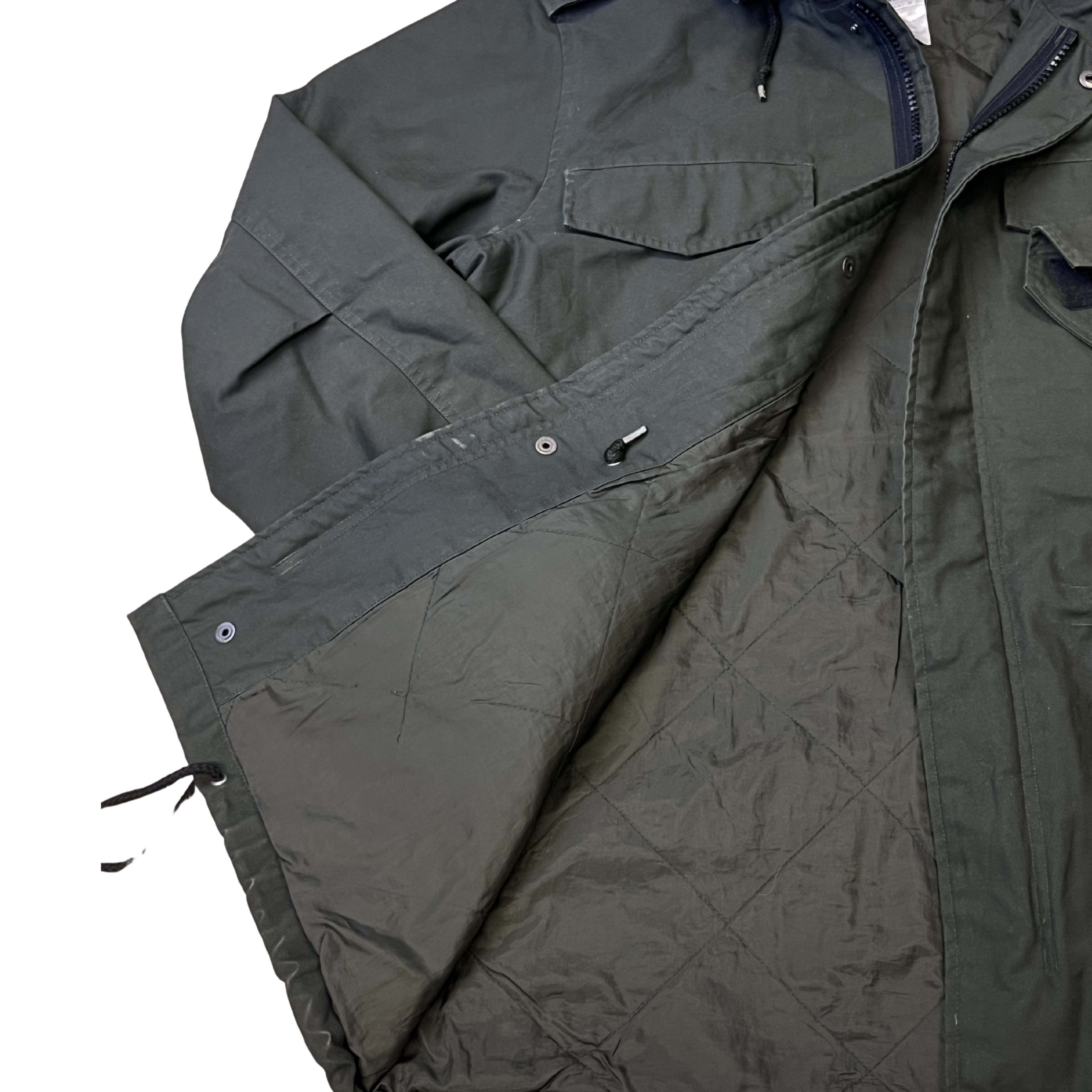 Carhartt zateplená parka s kapucí (army green)