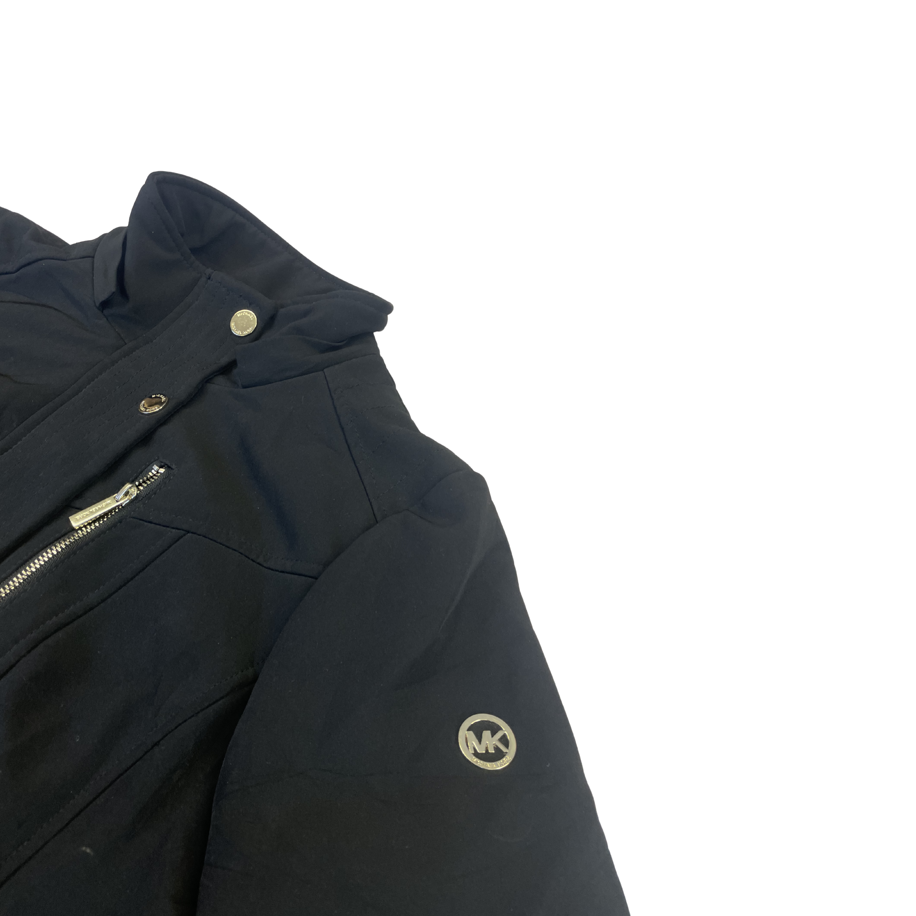 Michael Kors Quilted Coat (Black)