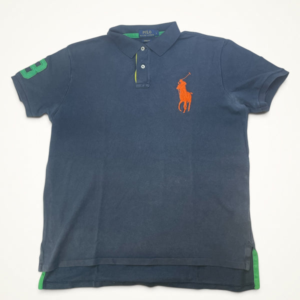 Ralph Lauren Big Pony Polo #3 (Navy/Orange)