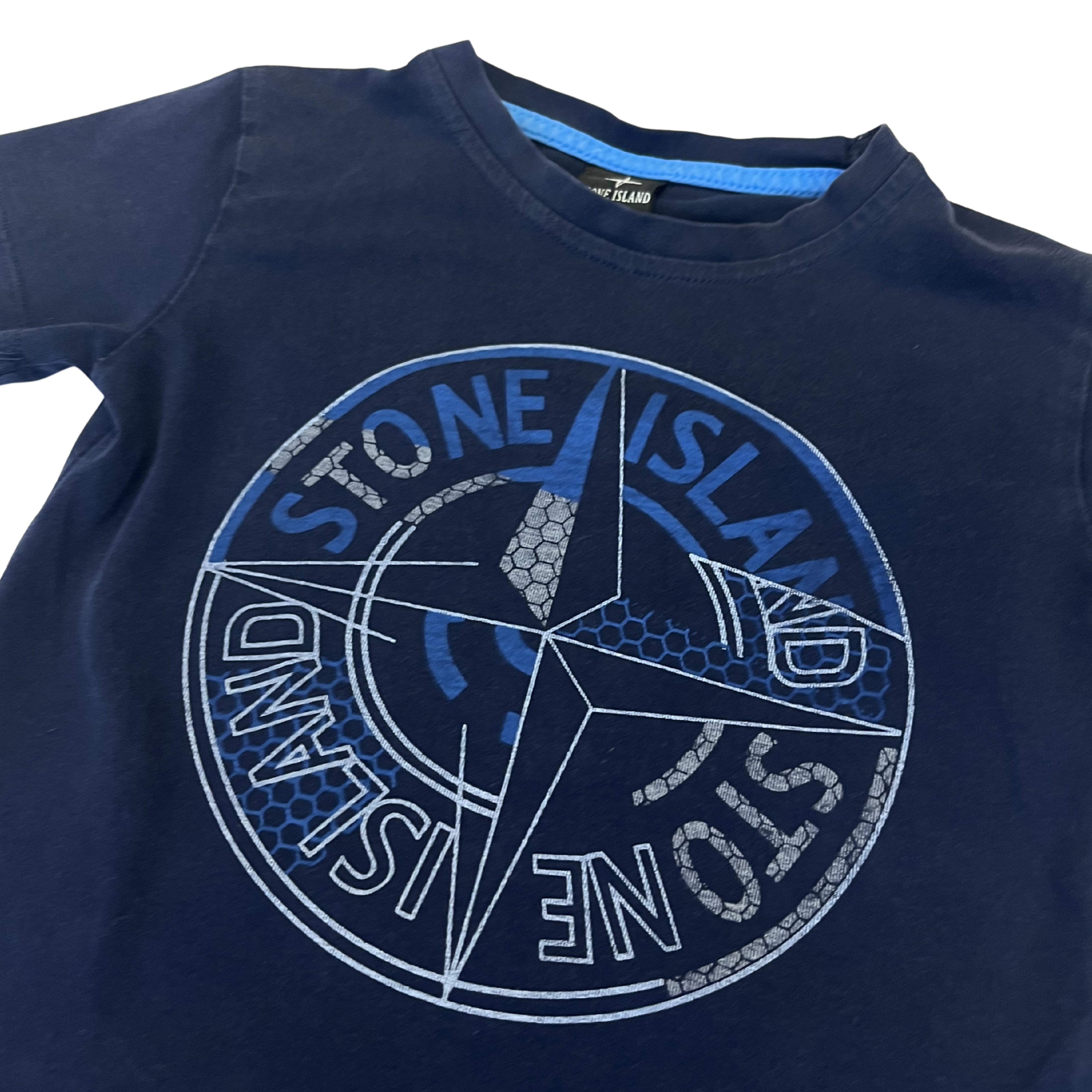 Stone Island Junior Compass Tee (Navy)