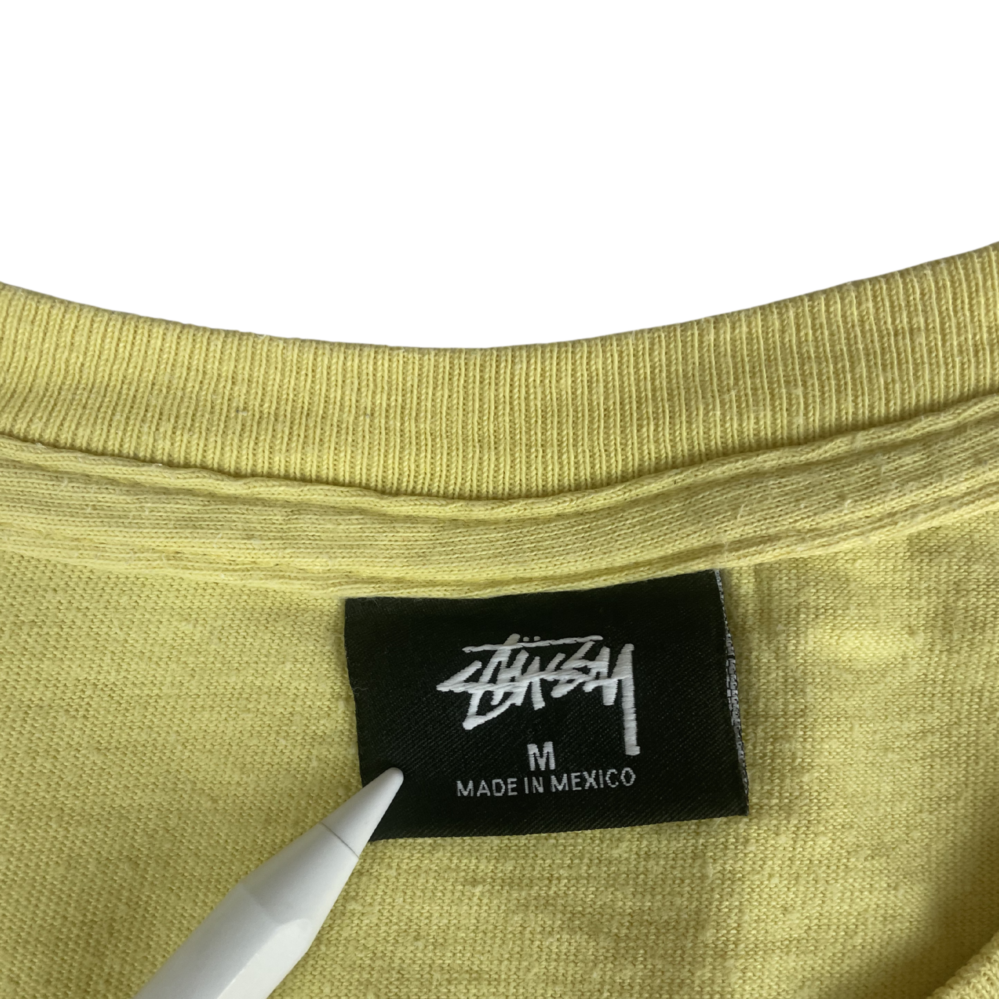 Stüssy "Mushroom" Vintage Tee – Yellow / M