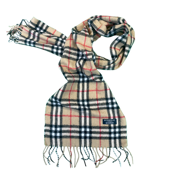 Vintage Burberry Lambswool scarf