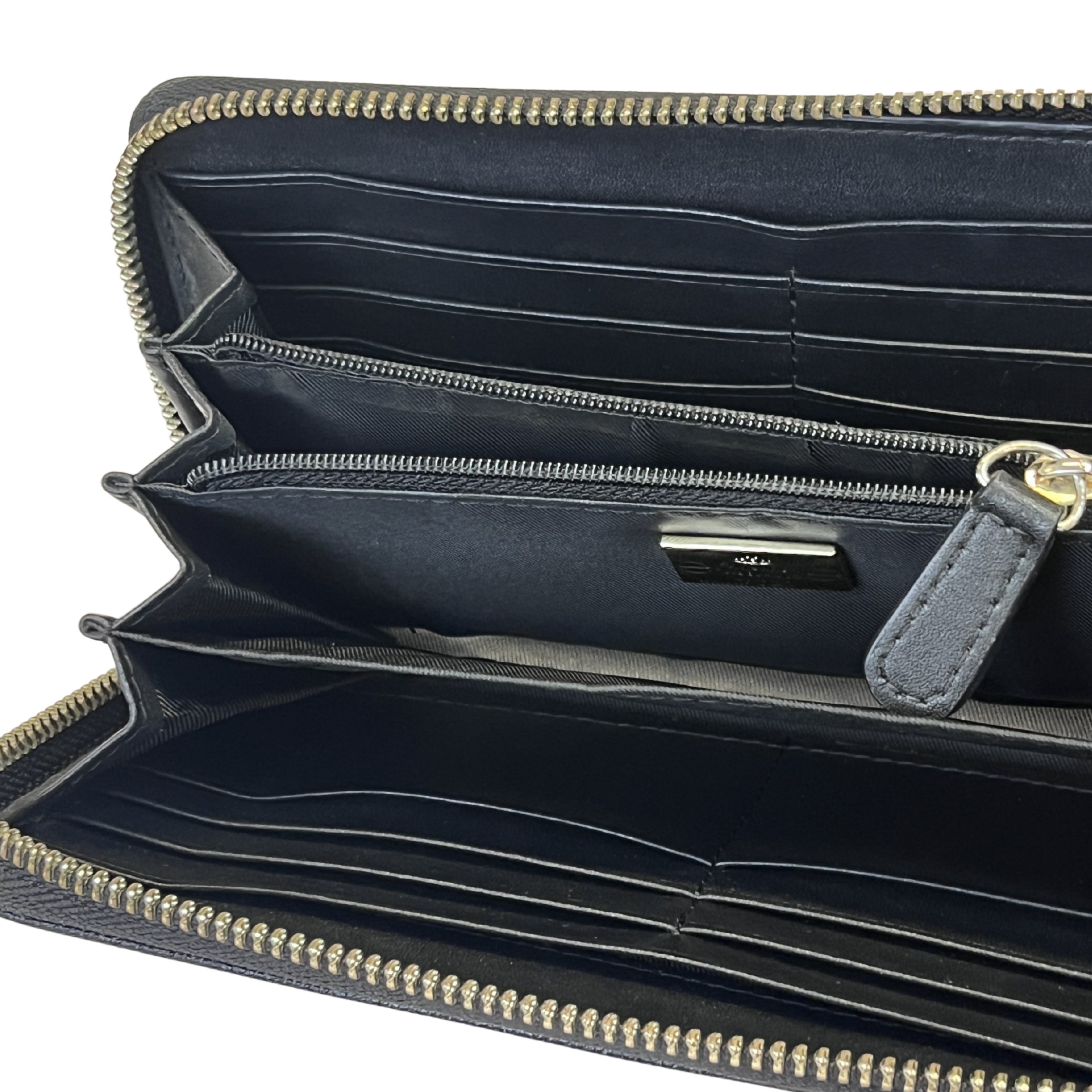 VIVIENNE WESTWOOD ZIP-AROUND PENĚŽENKA (ČERNÁ)