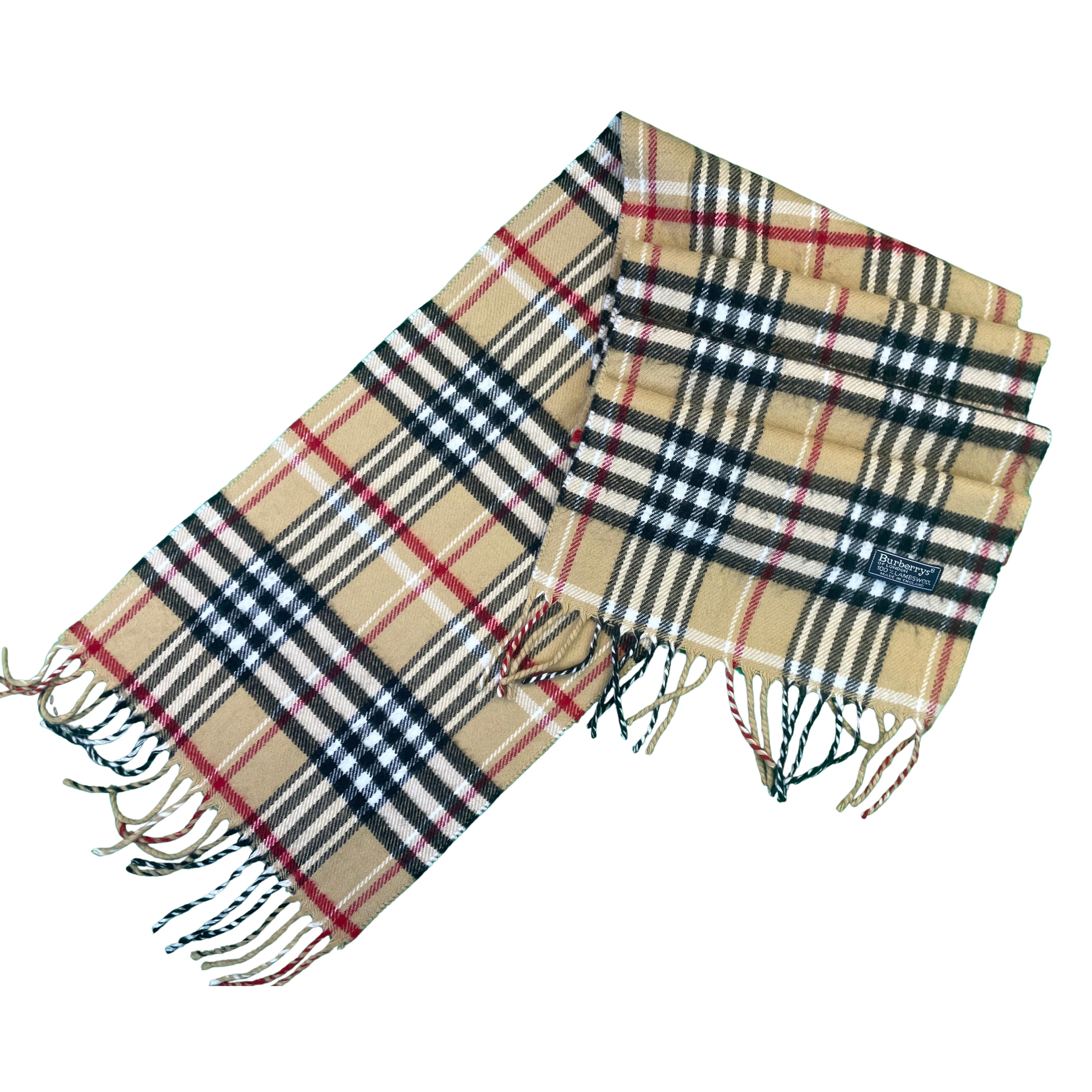 Vintage Burberry Lambswool šála
