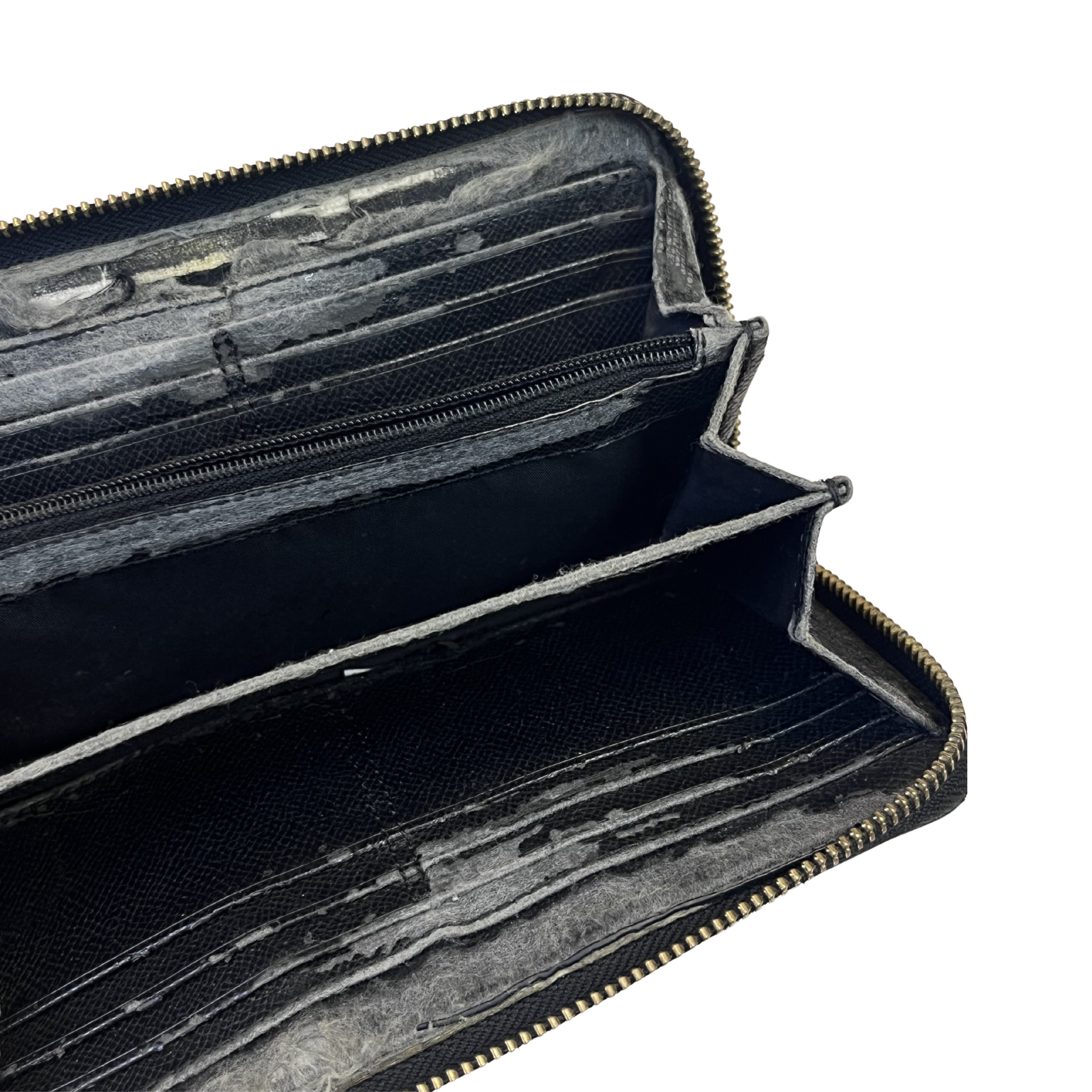 COACH Signature Zip Around Peněženka (hnědo/černá)