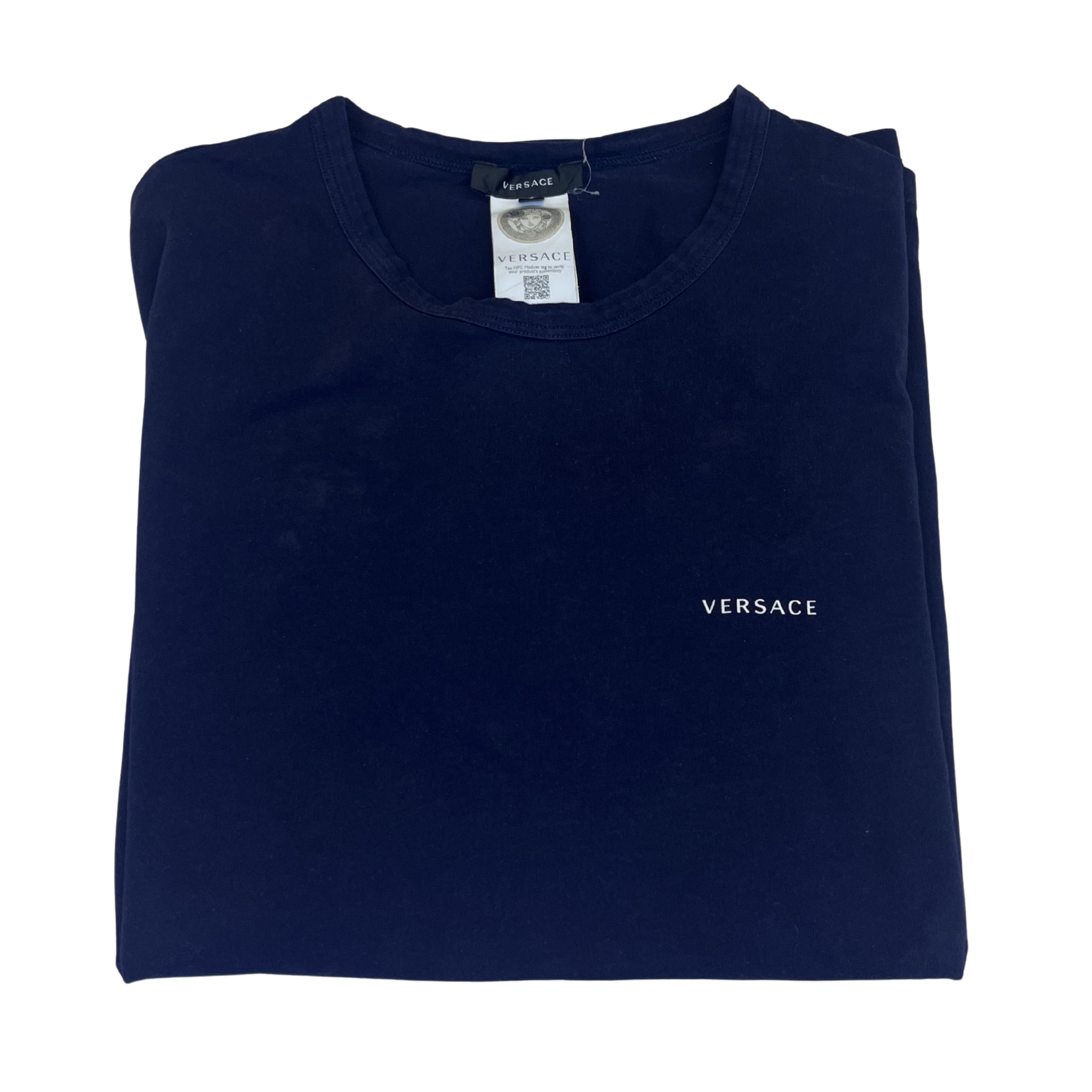 Versace navy tričko (small logo)