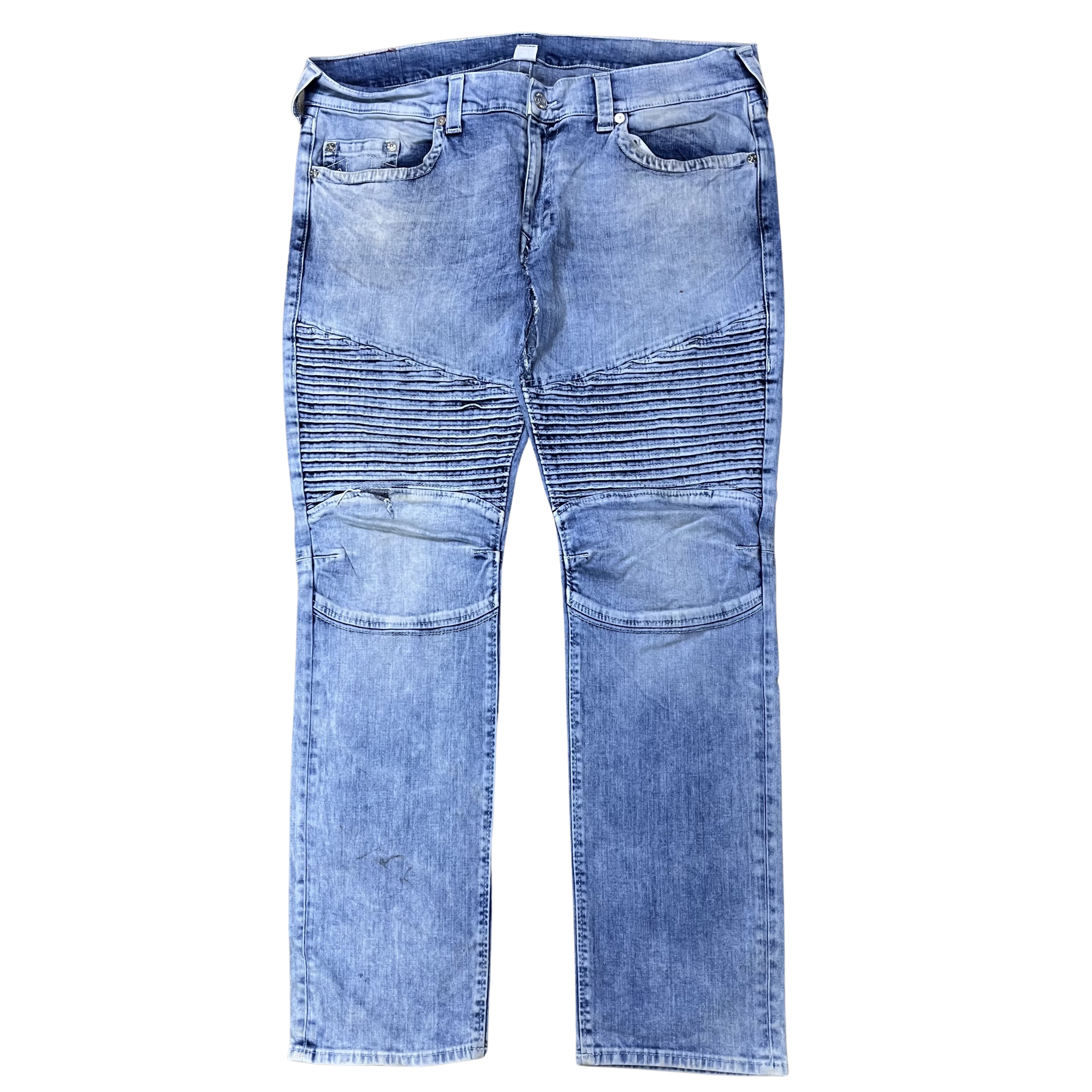 TRUE RELIGION MOTO BIKER – LIGHT WASH