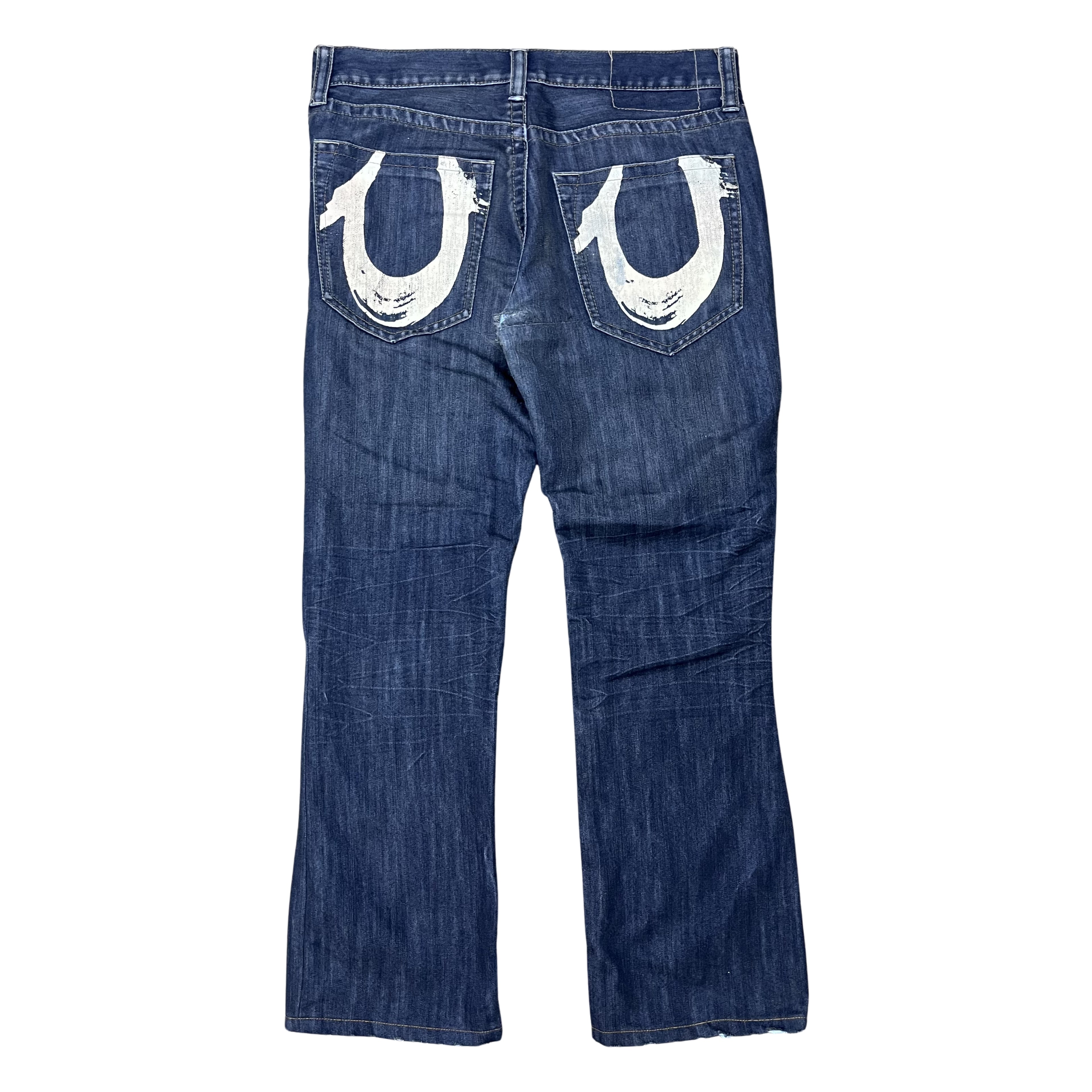 True Religion Big T Horseshoe Jeans (Blue)