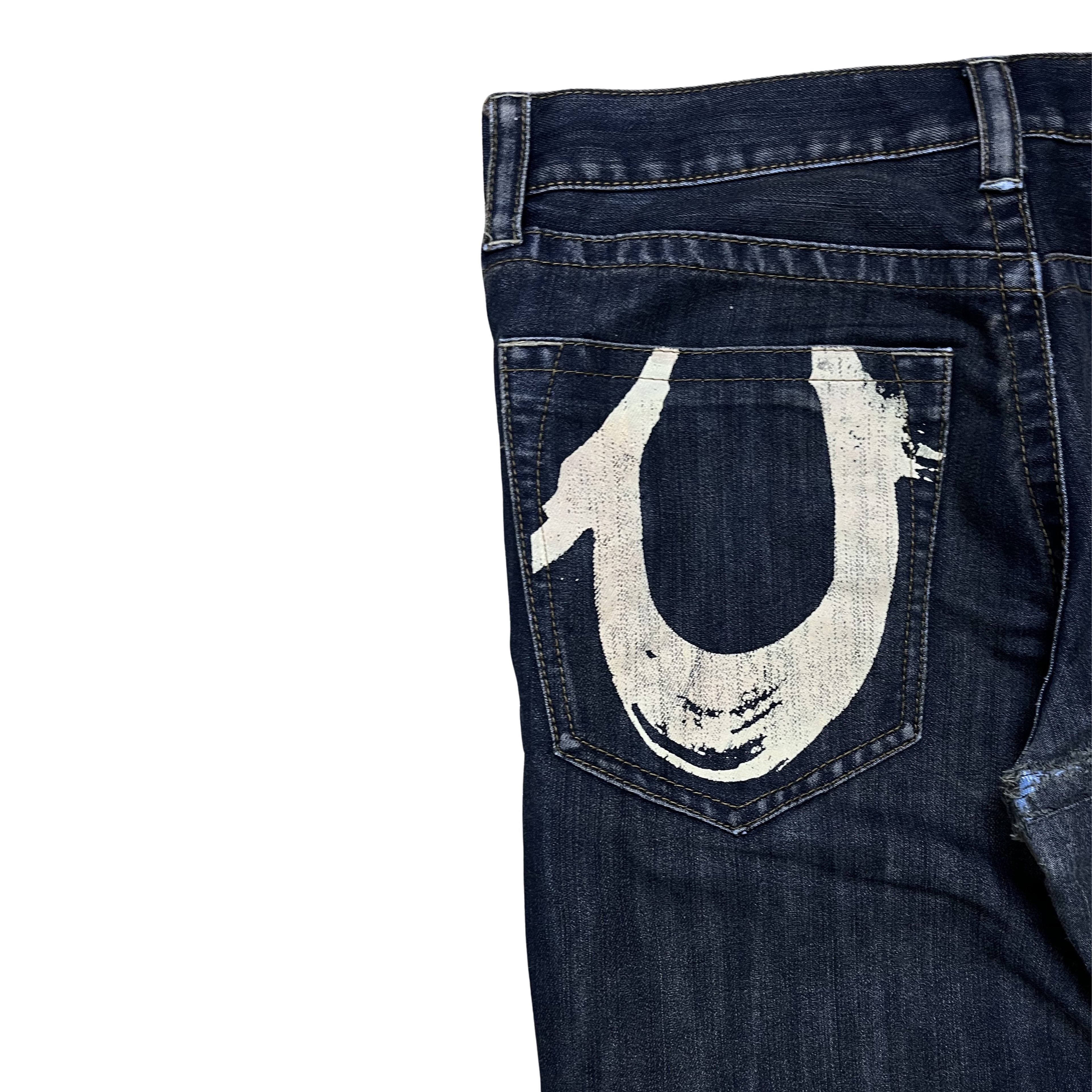 True Religion Big T Horseshoe Jeans (Blue)