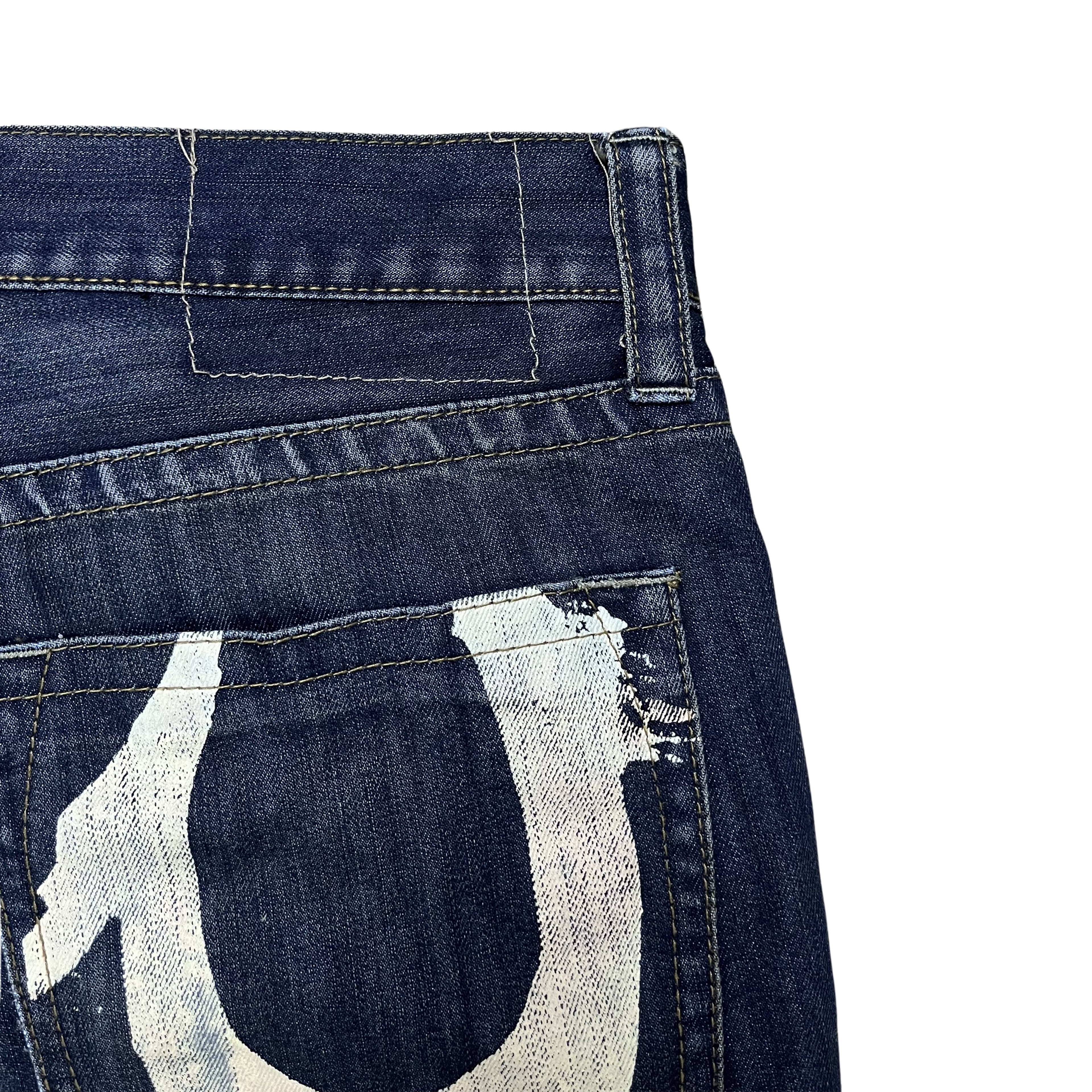 True Religion Big T Horseshoe Jeans (Blue)