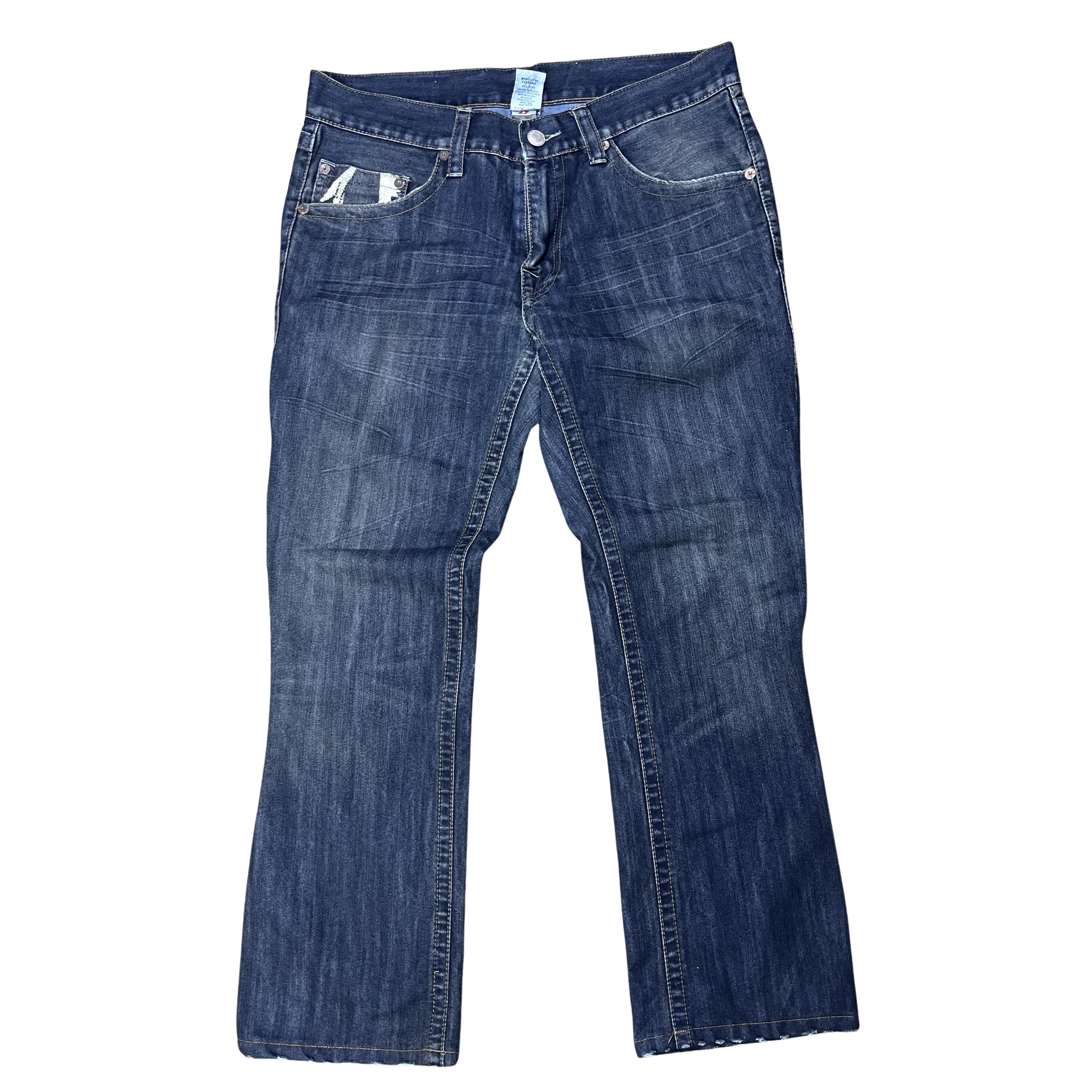 True Religion Big T Horseshoe Jeans (Blue)
