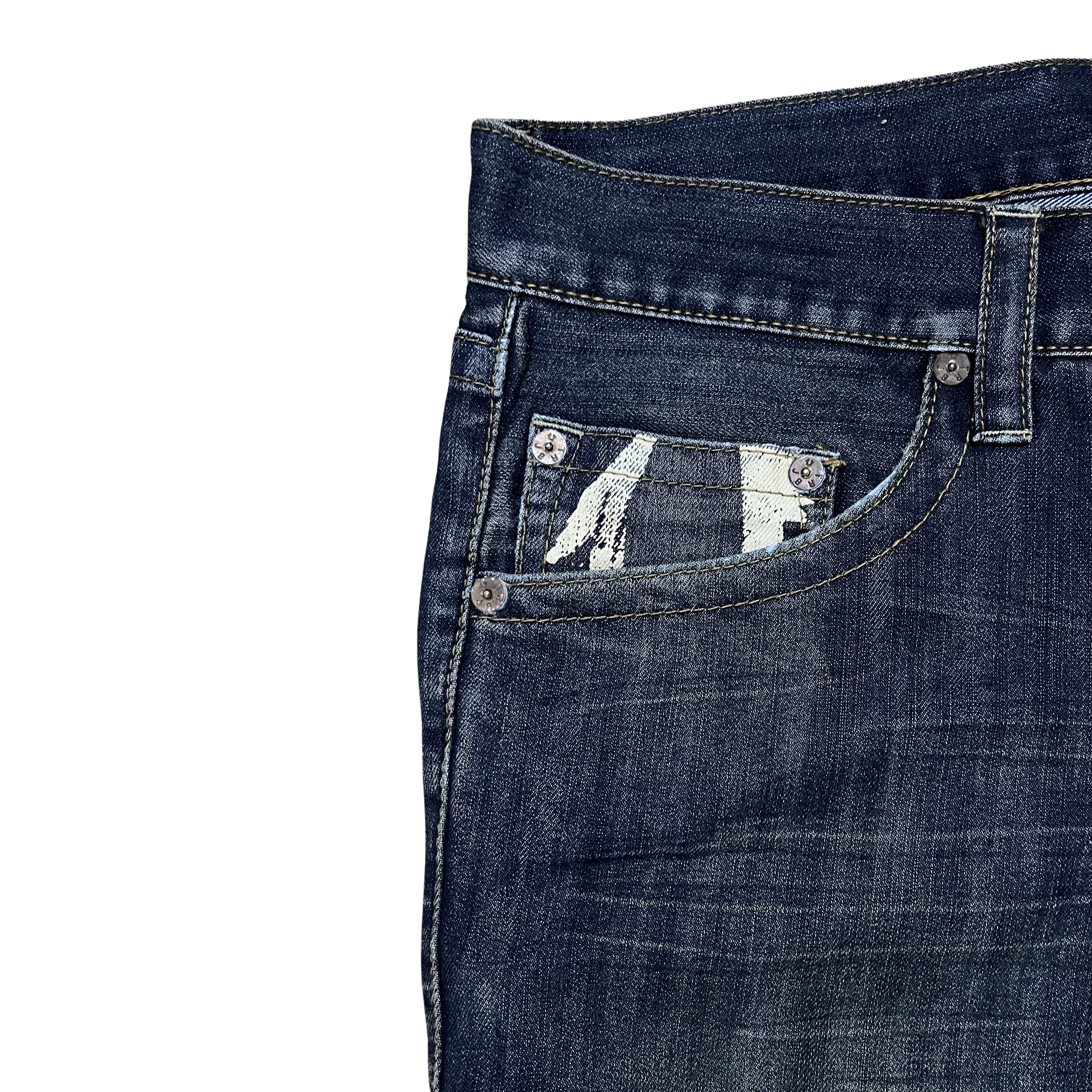 True Religion Big T Horseshoe Jeans (Blue)
