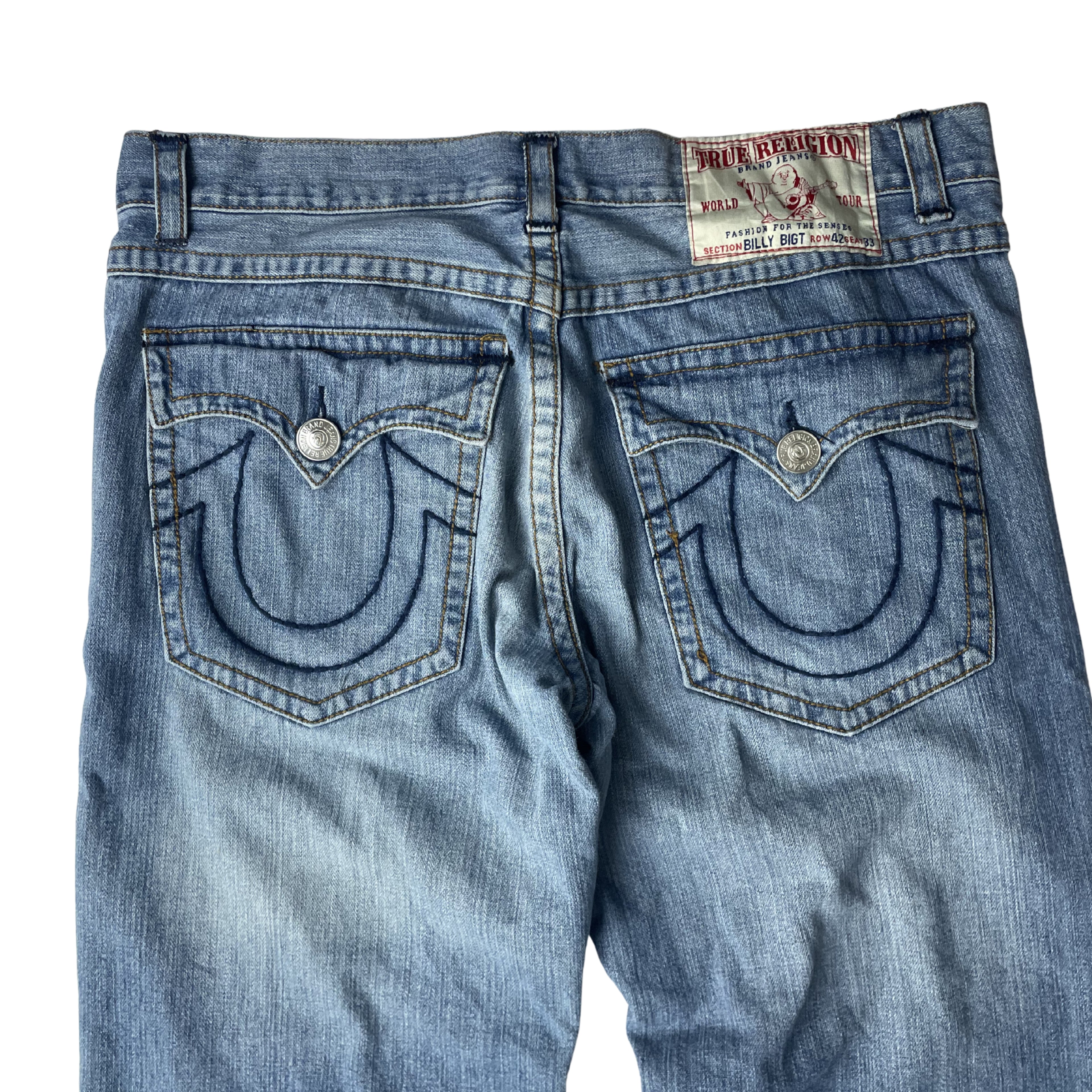 True Religion Billy Bootcut Jeans Light Blue