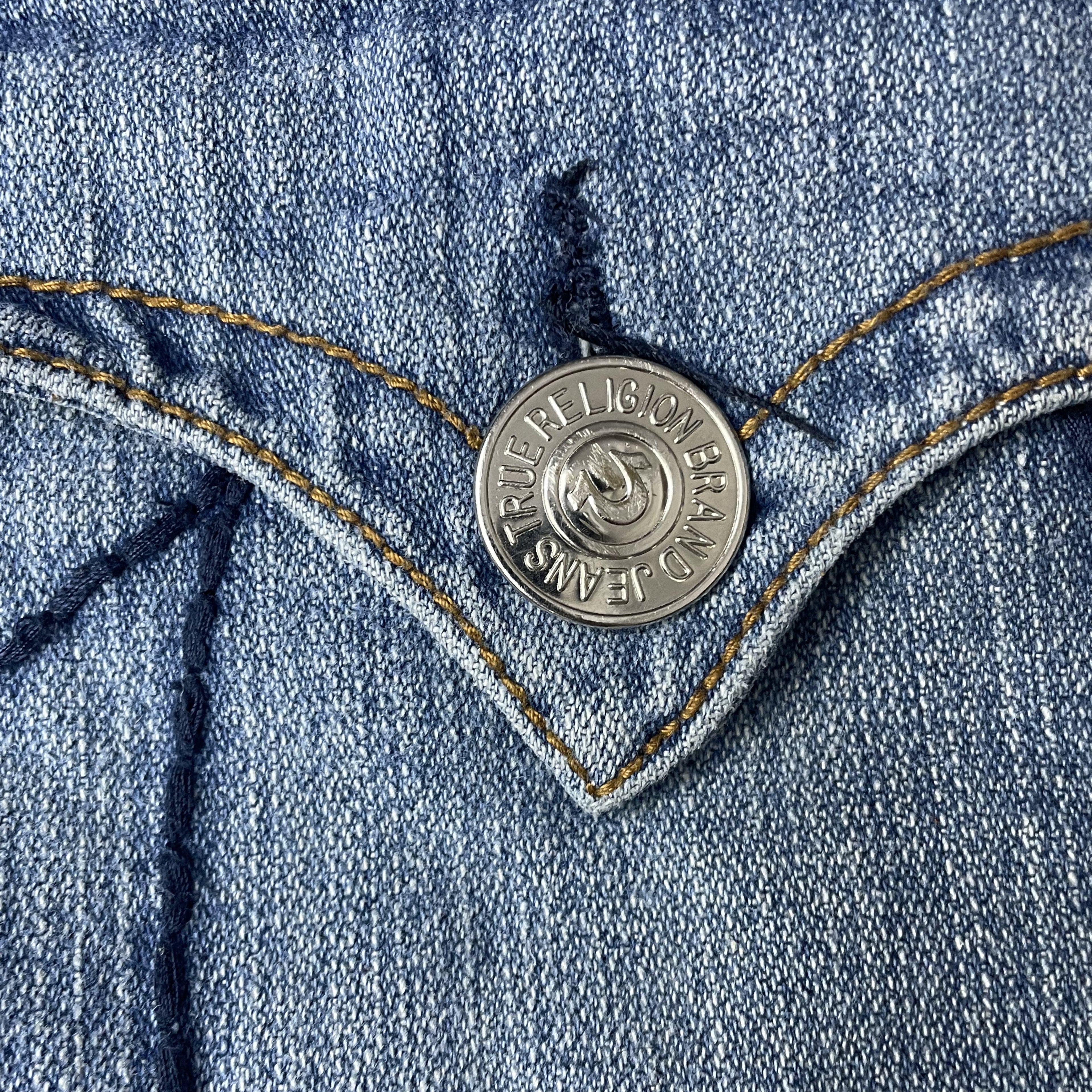 True Religion Billy Bootcut Jeans Light Blue