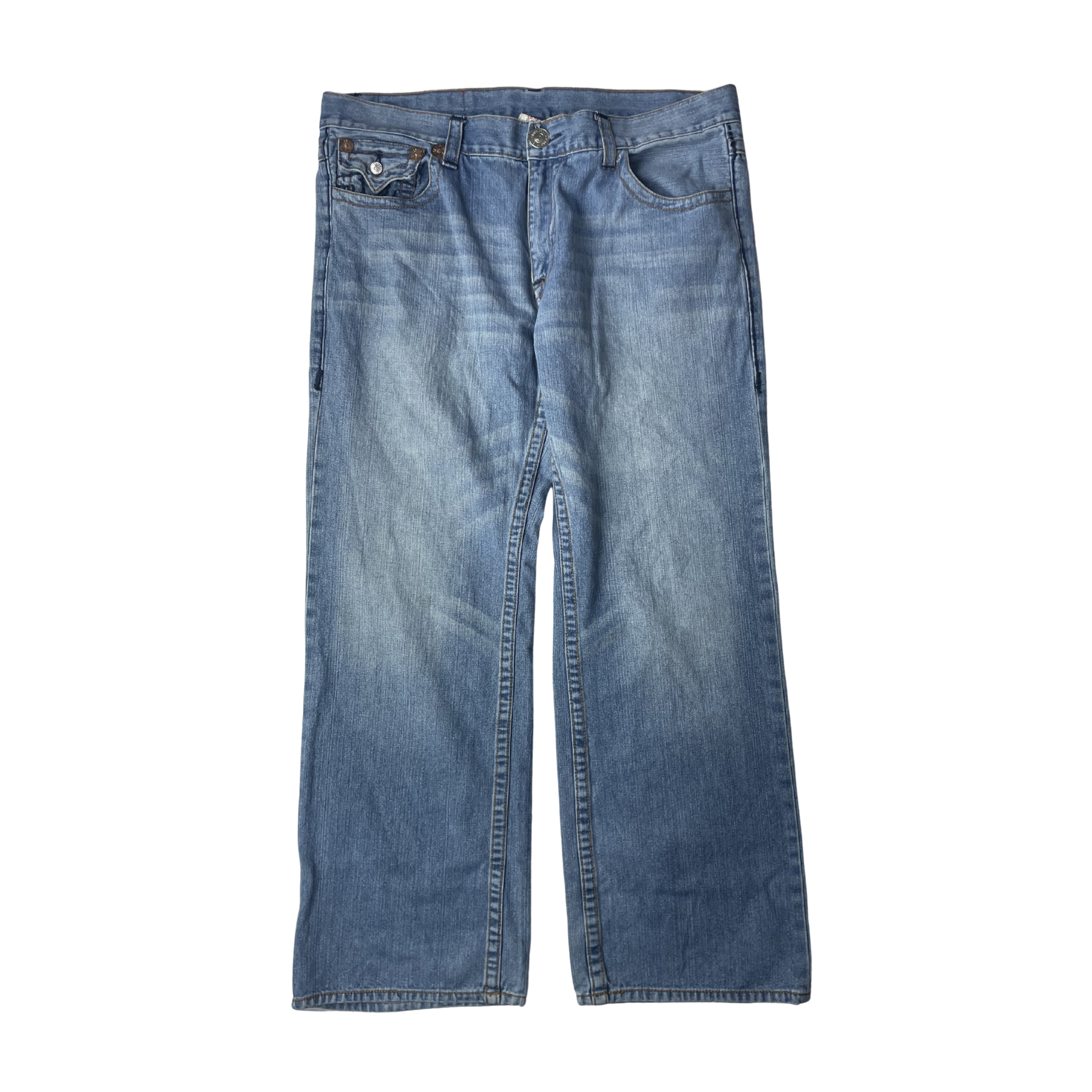 True Religion Billy Bootcut Jeans Light Blue