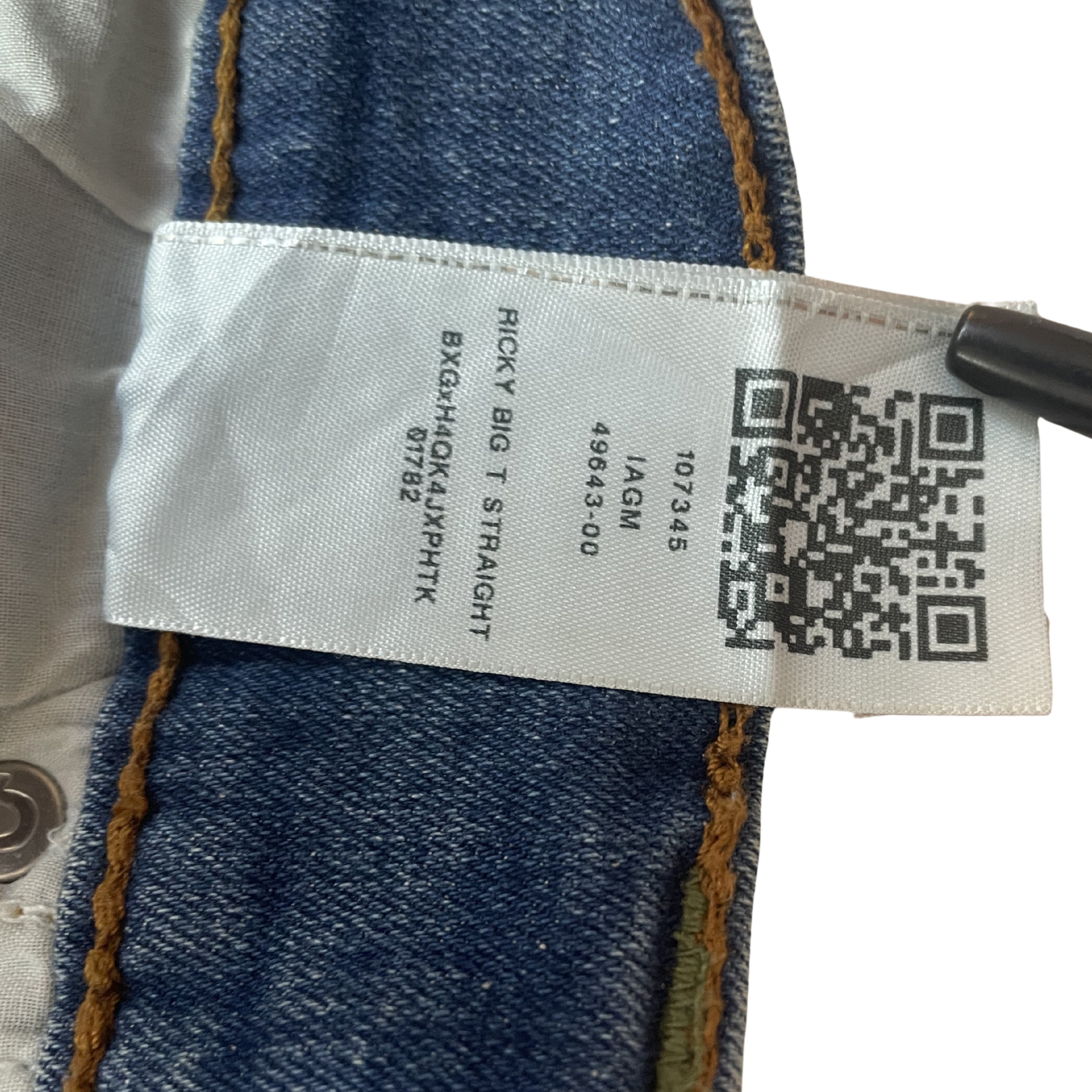 True Religion Ricky Straight Jeans Light Blue