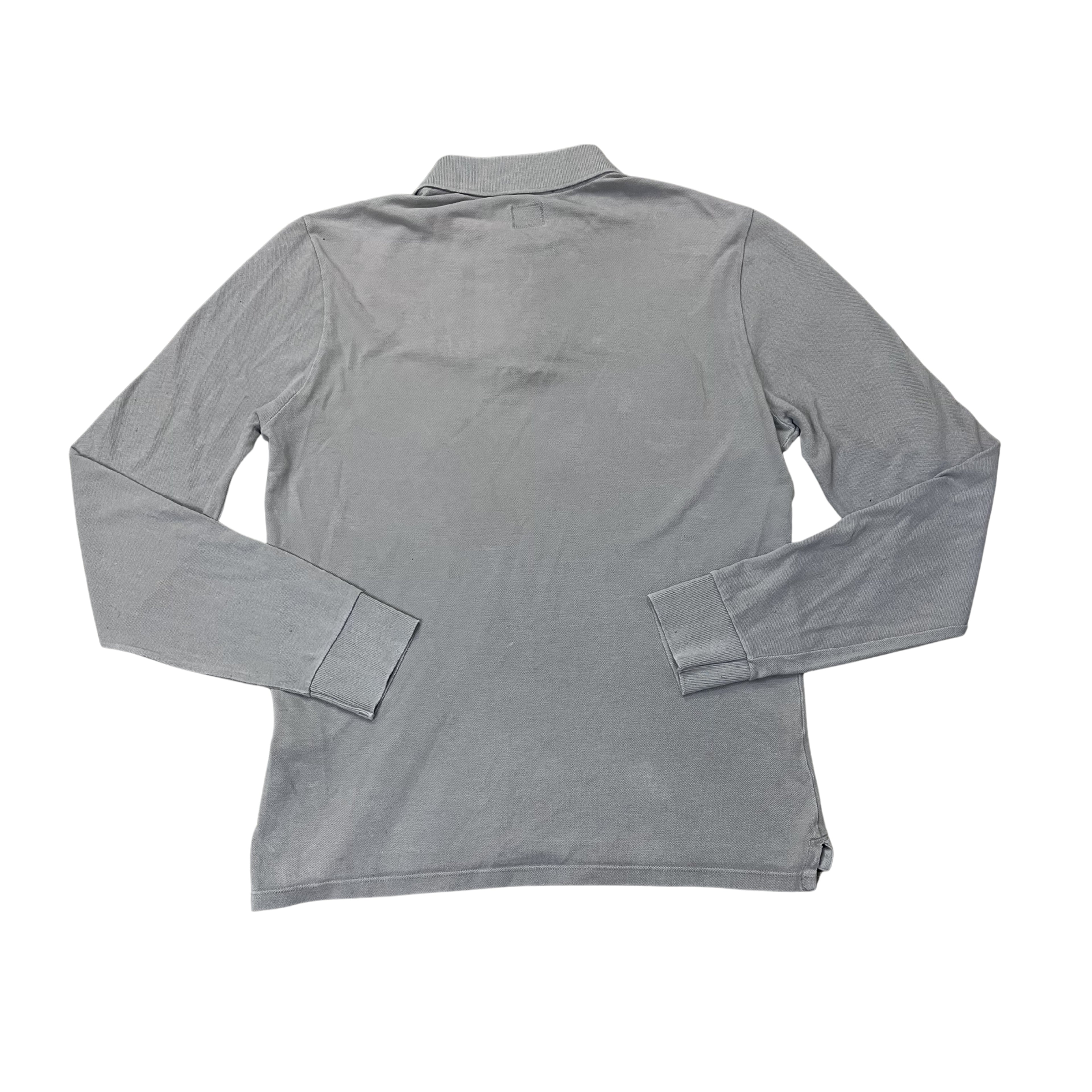 C.P. Company Slim Fit Longsleeve Polo (Grey)