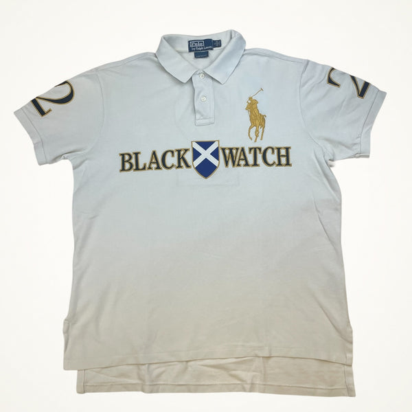 Ralph Lauren Black Watch Big Pony Polo #2 (White)