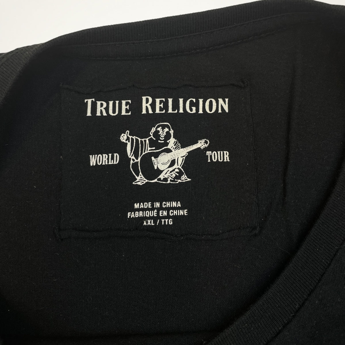 True Religion Half Buddha Guitar Tee (Black)
