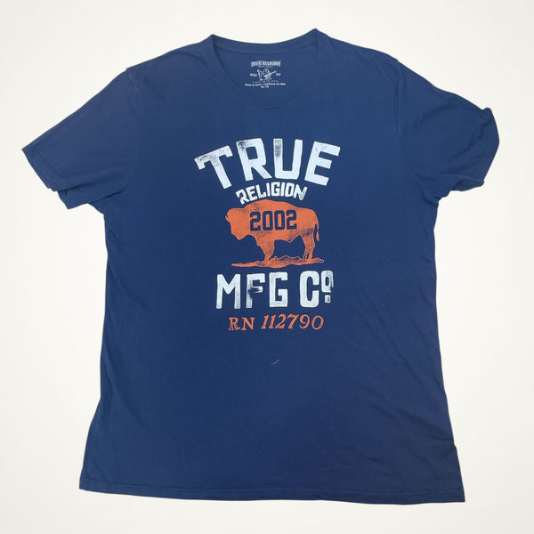 True Religion MFG Co 2002 Graphic Tee (Navy)