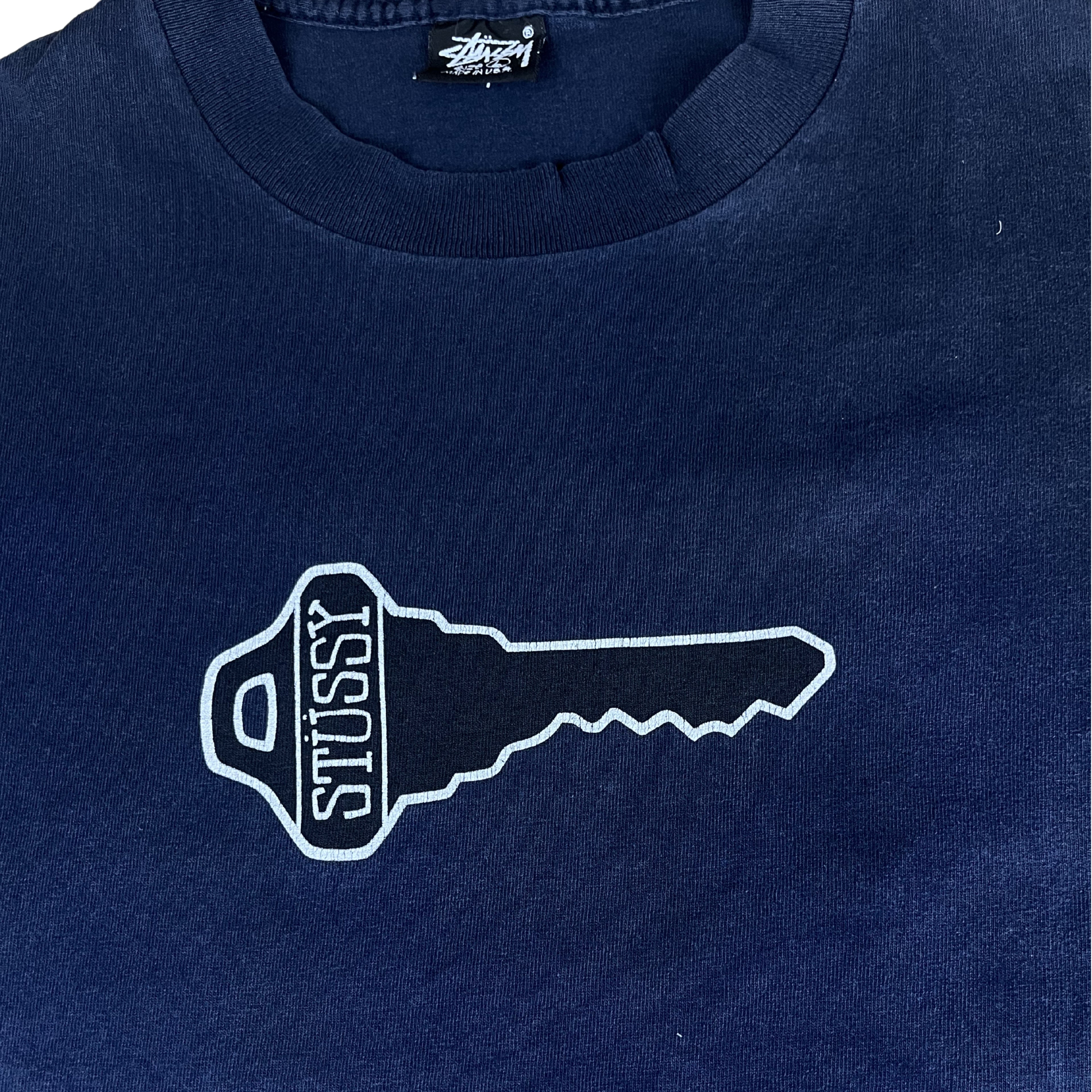 Stussy Key Logo Vintage T-Shirt