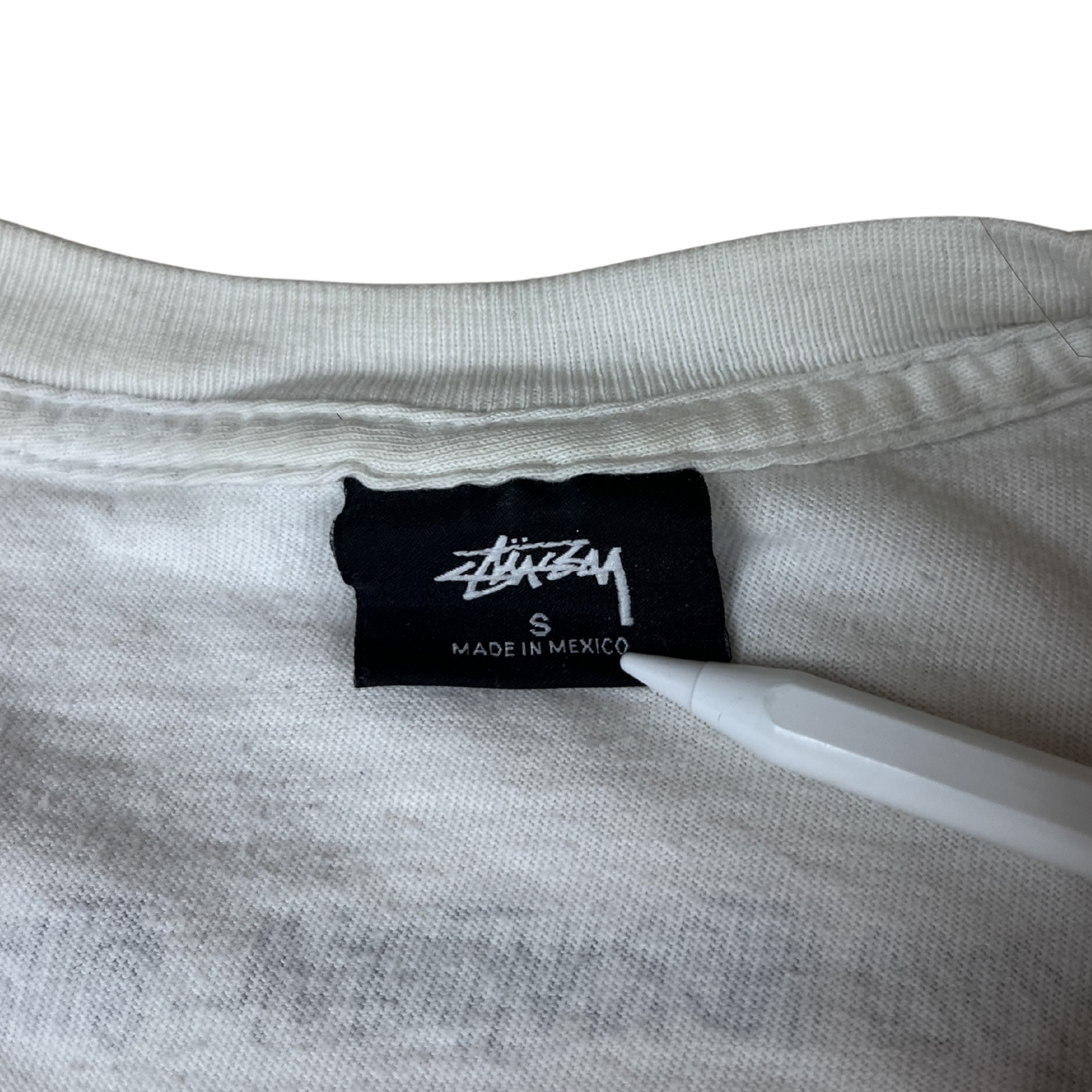 Stüssy Art Graphic Tee "Surfer Girl" – White / S