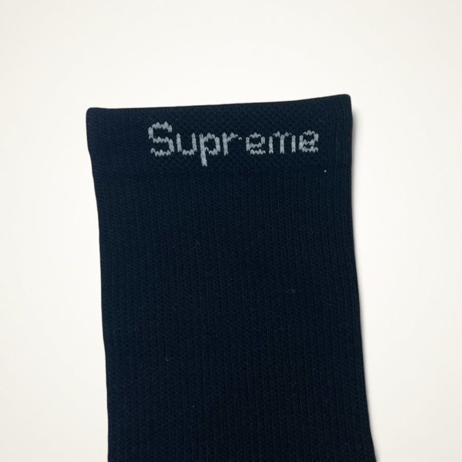 Supreme x Hanes Crew Socks (Black)