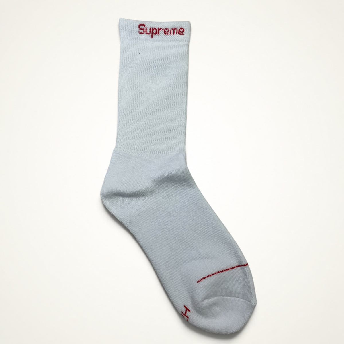 Supreme x Hanes Crew Socks (White)