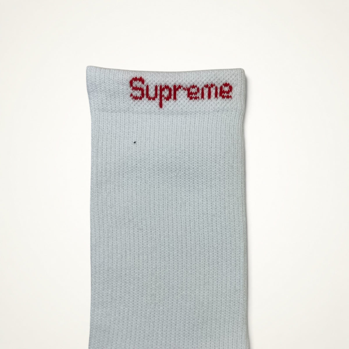 Supreme x Hanes Crew Socks (White)