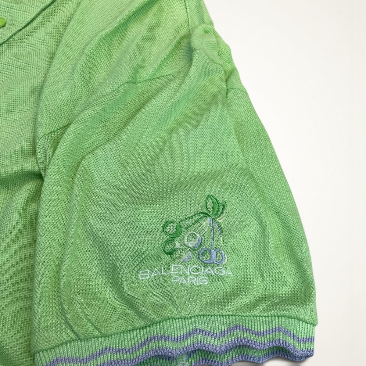 Balenciaga Golf Vintage Polo (Lime Green)