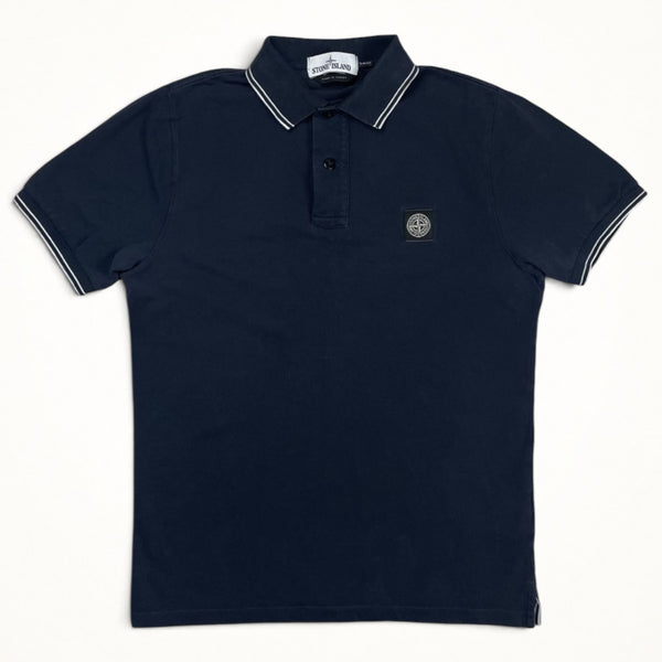Stone Island Tipped Polo (Navy)